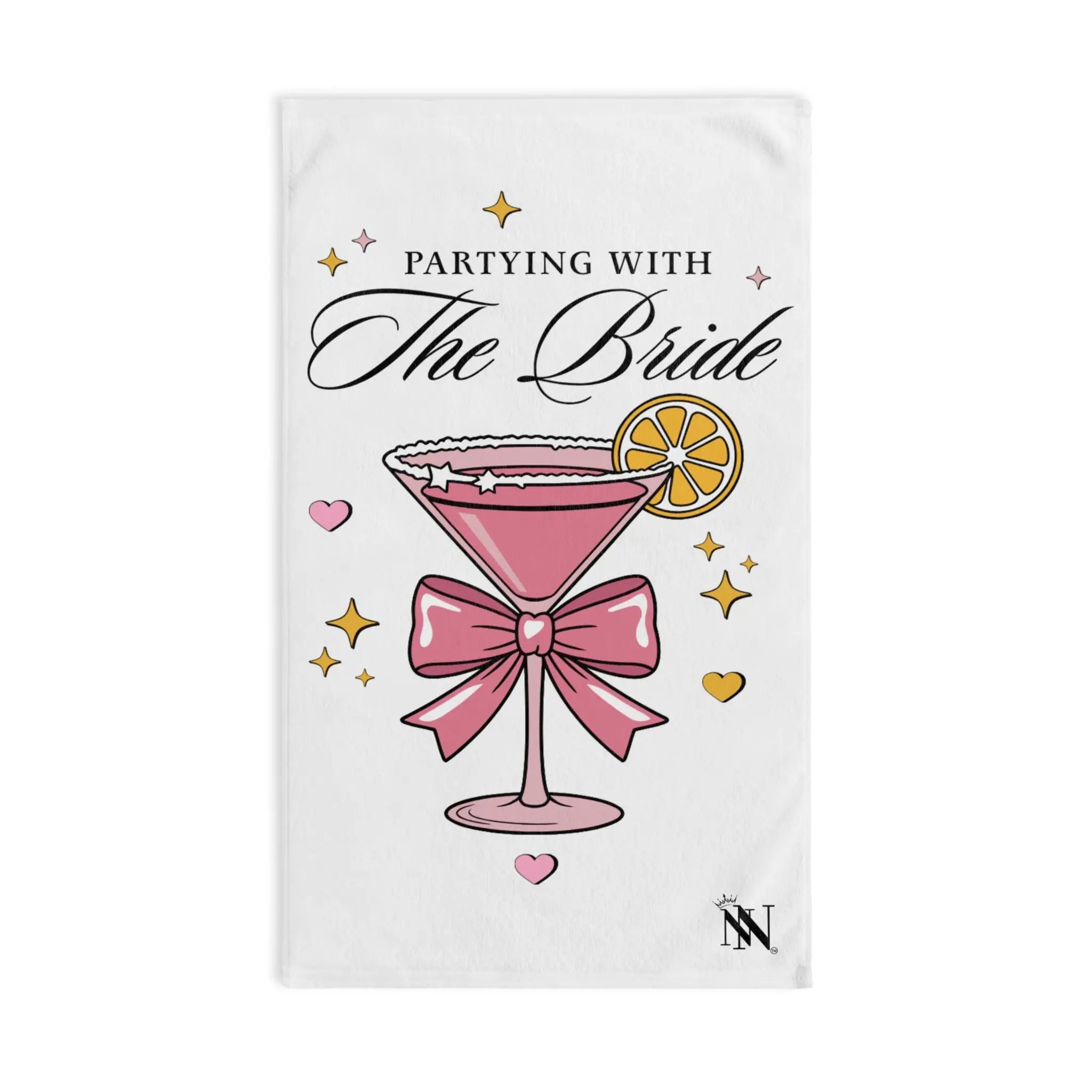 Partying With The Bride Cum Towel