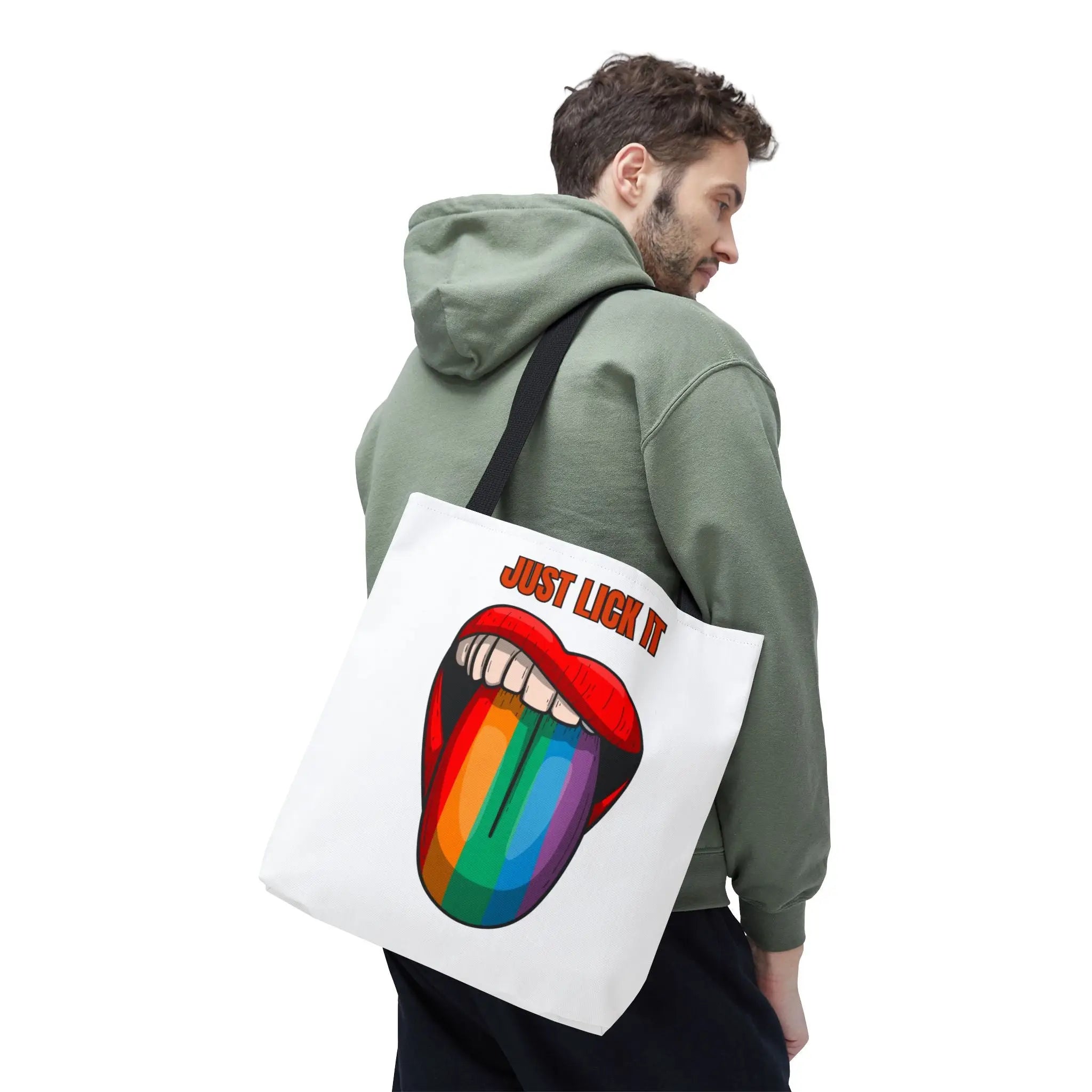 Just Lick It Rainbow Tongue | Nectar Napkins Fun-Flirty Lovers’ Totes