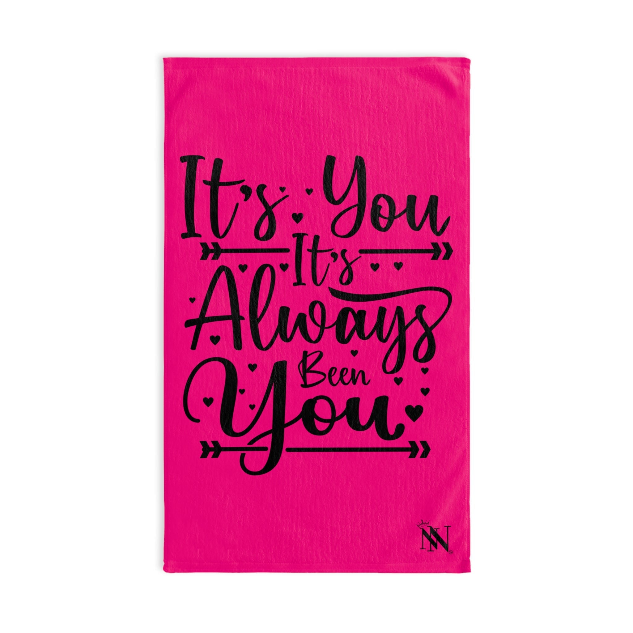 It’s You It’s Always Been You Signature Pink | Mix & Match Original Fun-Flirty Lovers’ Towels