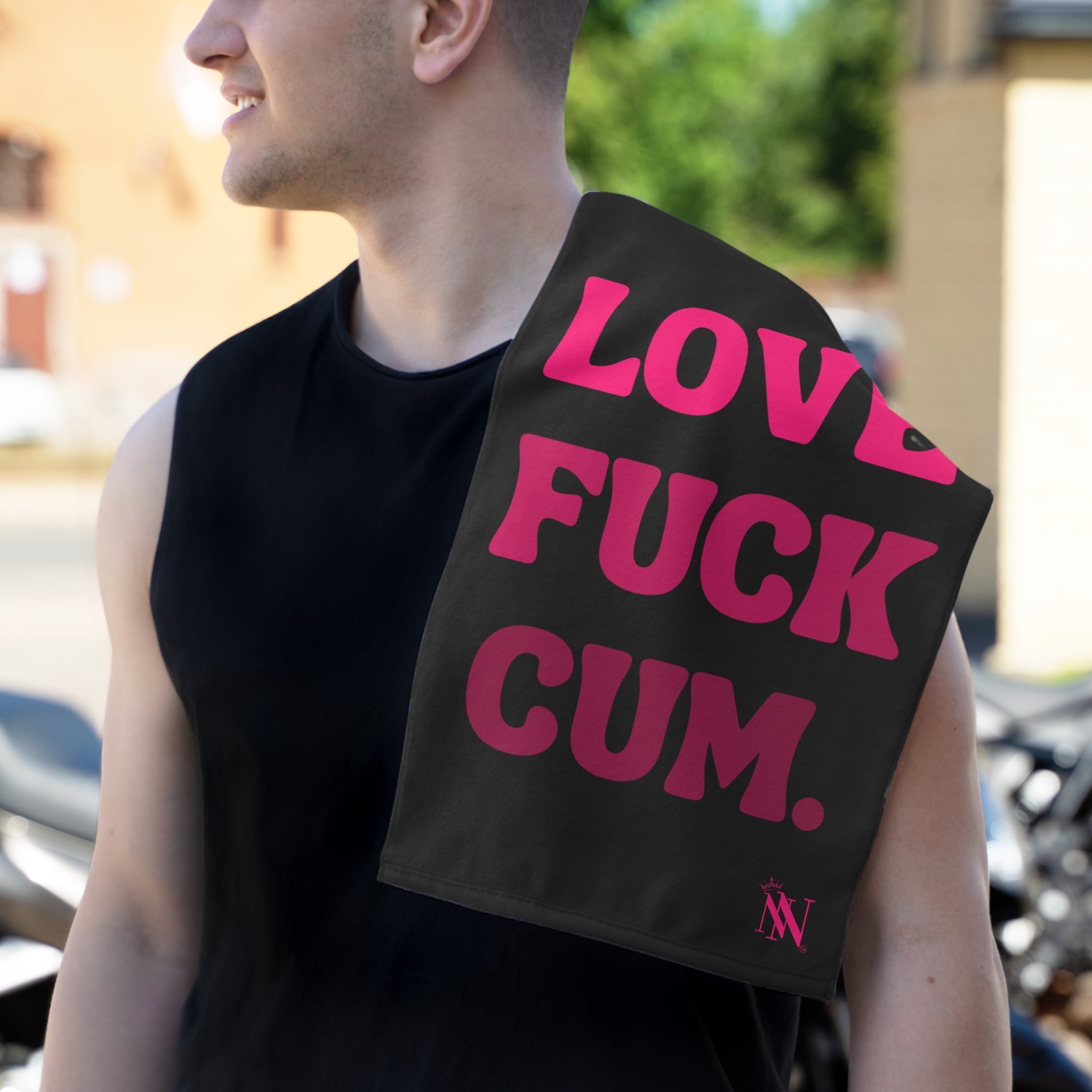 Love Fuck Cum. Nectar Napkins Sex Towel