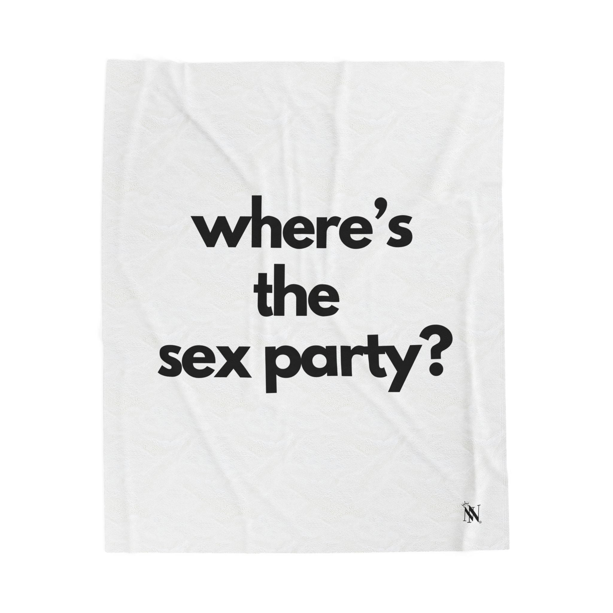 Where’s the Sex Party? | Mix & Match Fun-Flirty Lovers’ Blankets