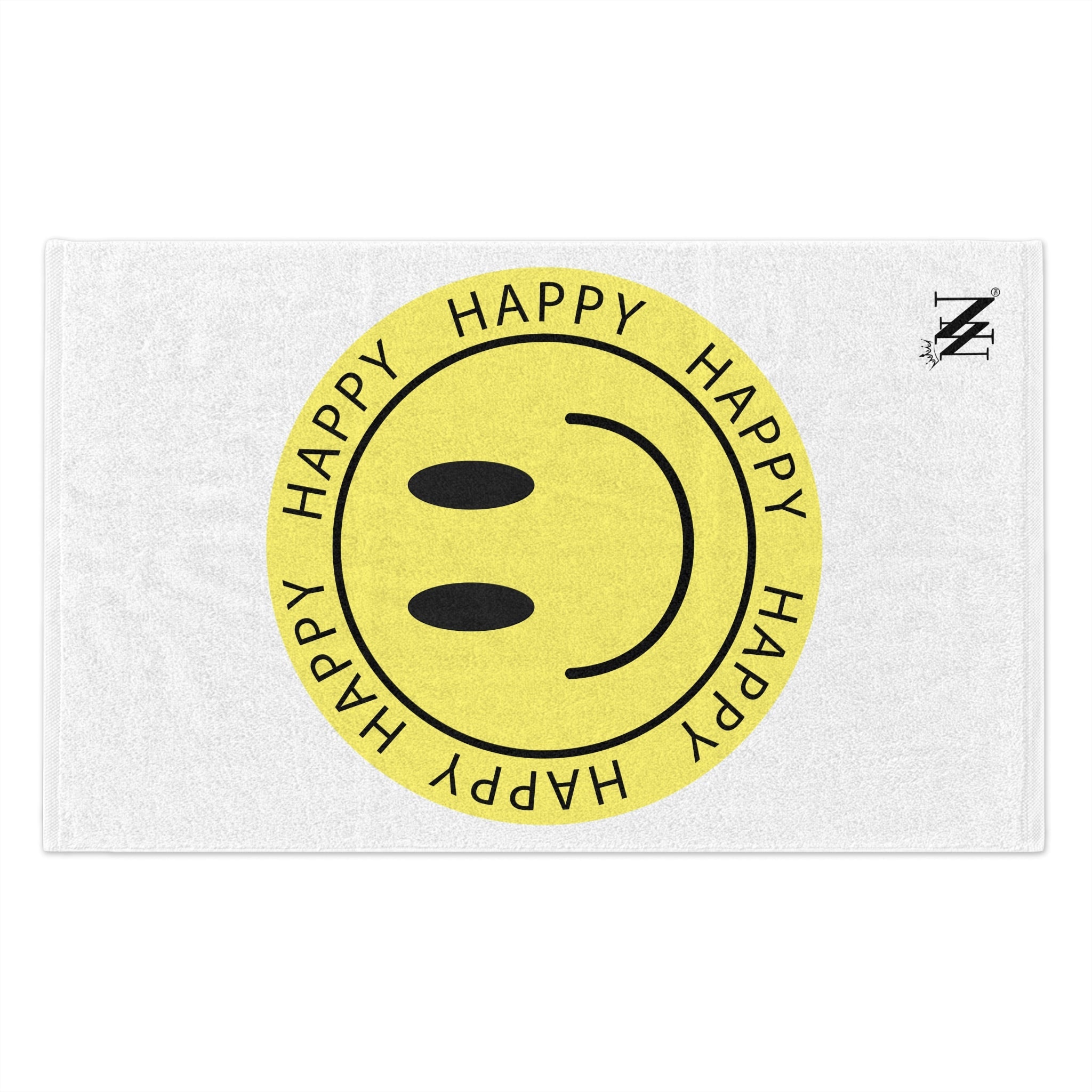 Happy Face Sticker Sex Towel