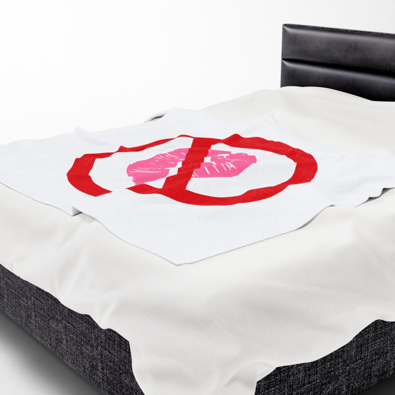 No Kissing Allowed | Mix & Match Fun-Flirty Lovers’ Blankets