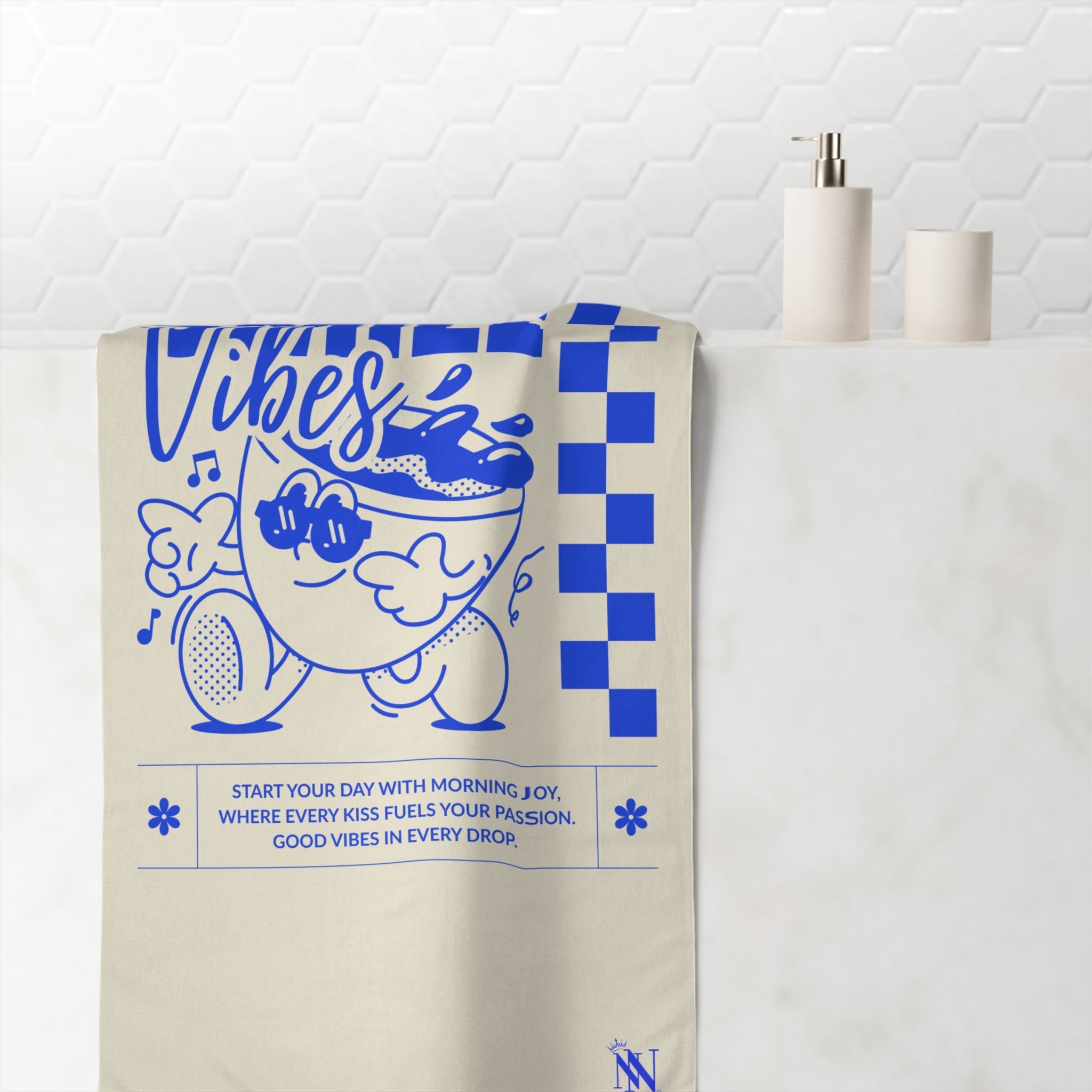 Smile Vibes | Mix & Match XL Fun-Flirty Lovers’ Towels