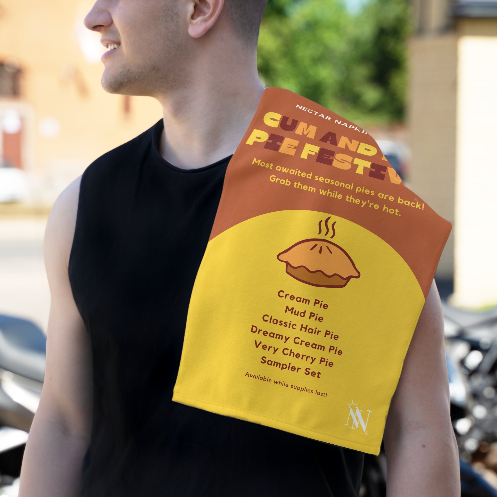 Cum Eat Pie Festival | Mix & Match Soft Fun-Flirty Lovers’ Towels