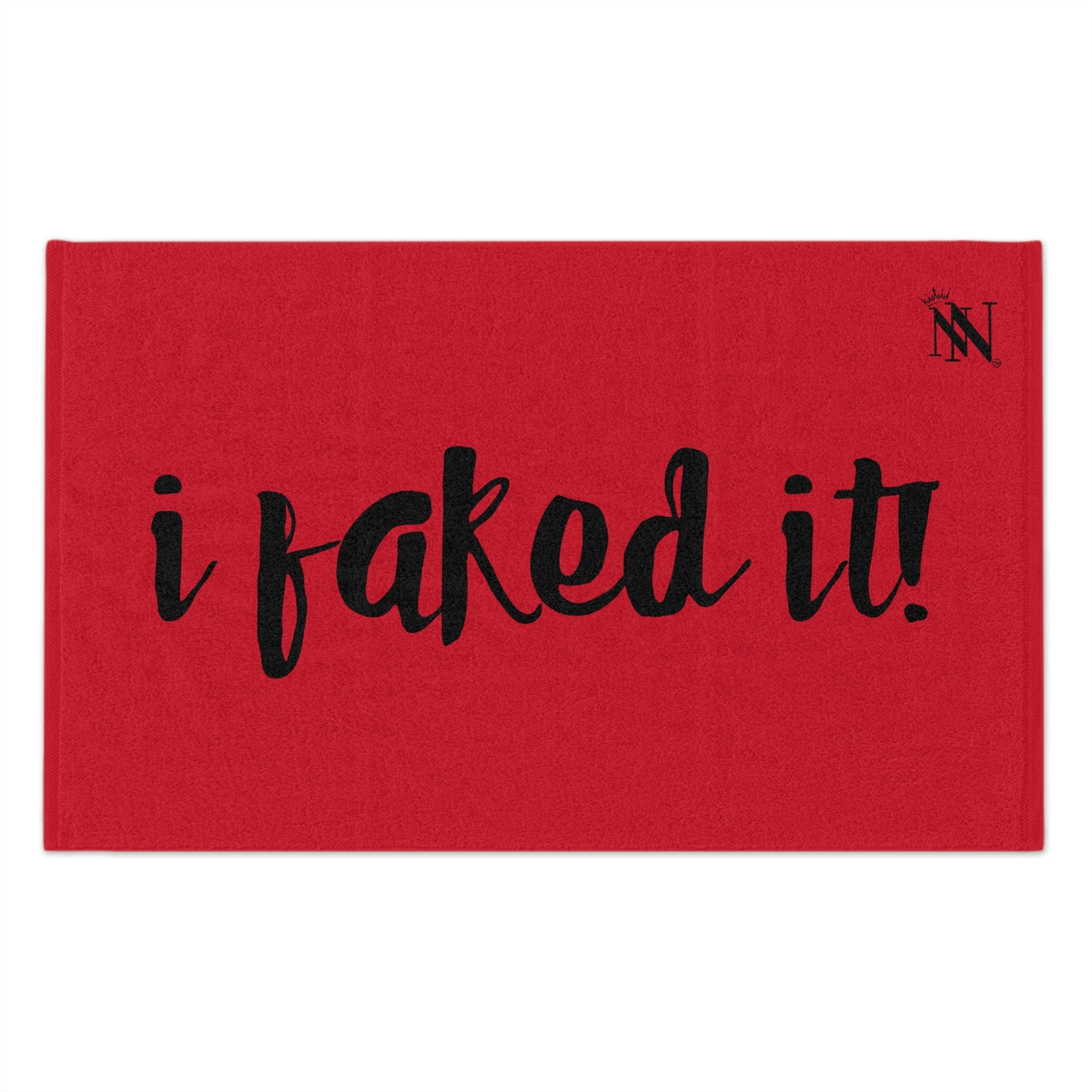 I Faked It! Red | Mix & Match Soft Fun-Flirty Lovers’ Towels