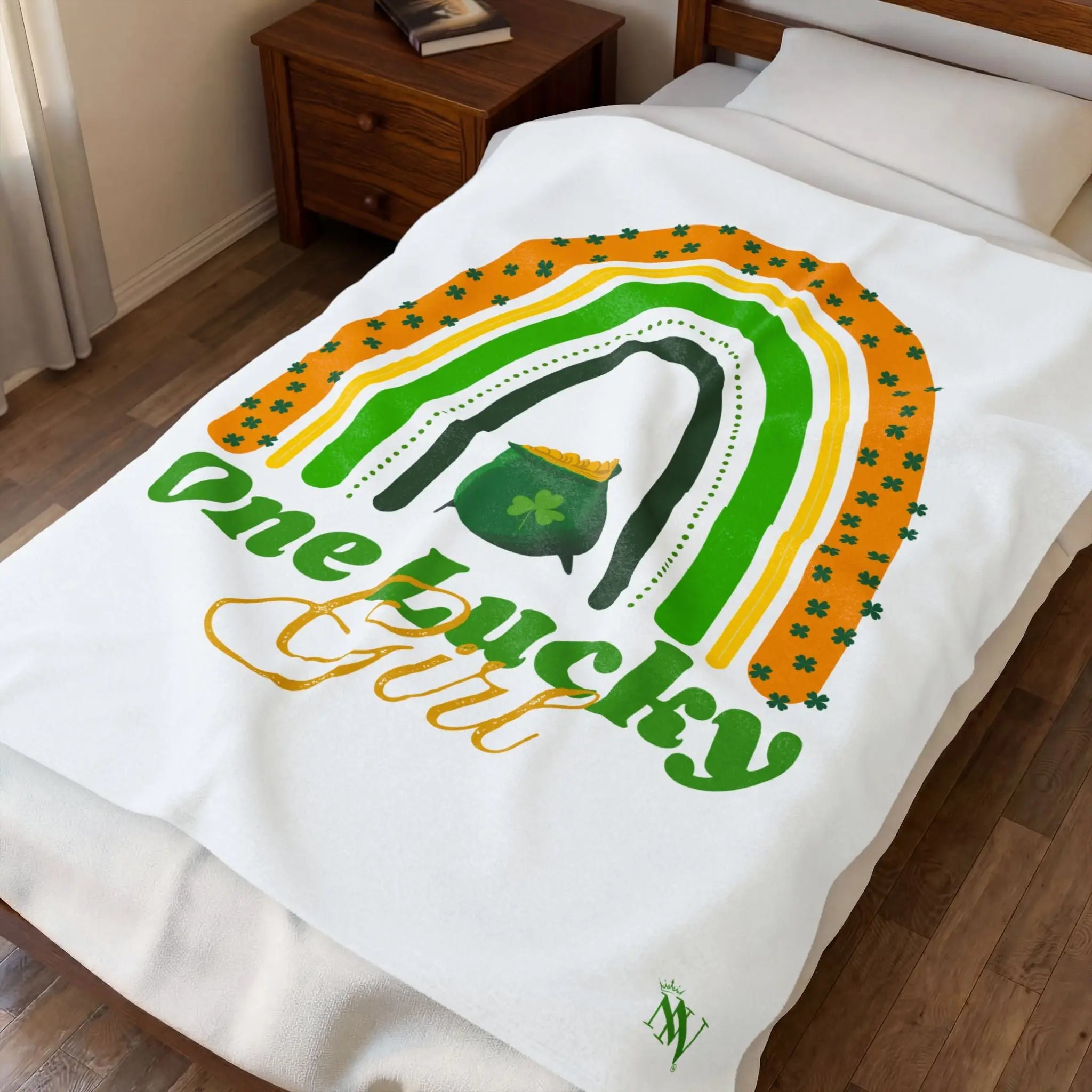 One Lucky Girl St. Patrick’s Day | Mix & Match Soft Fun-Flirty Lovers’ Blankets