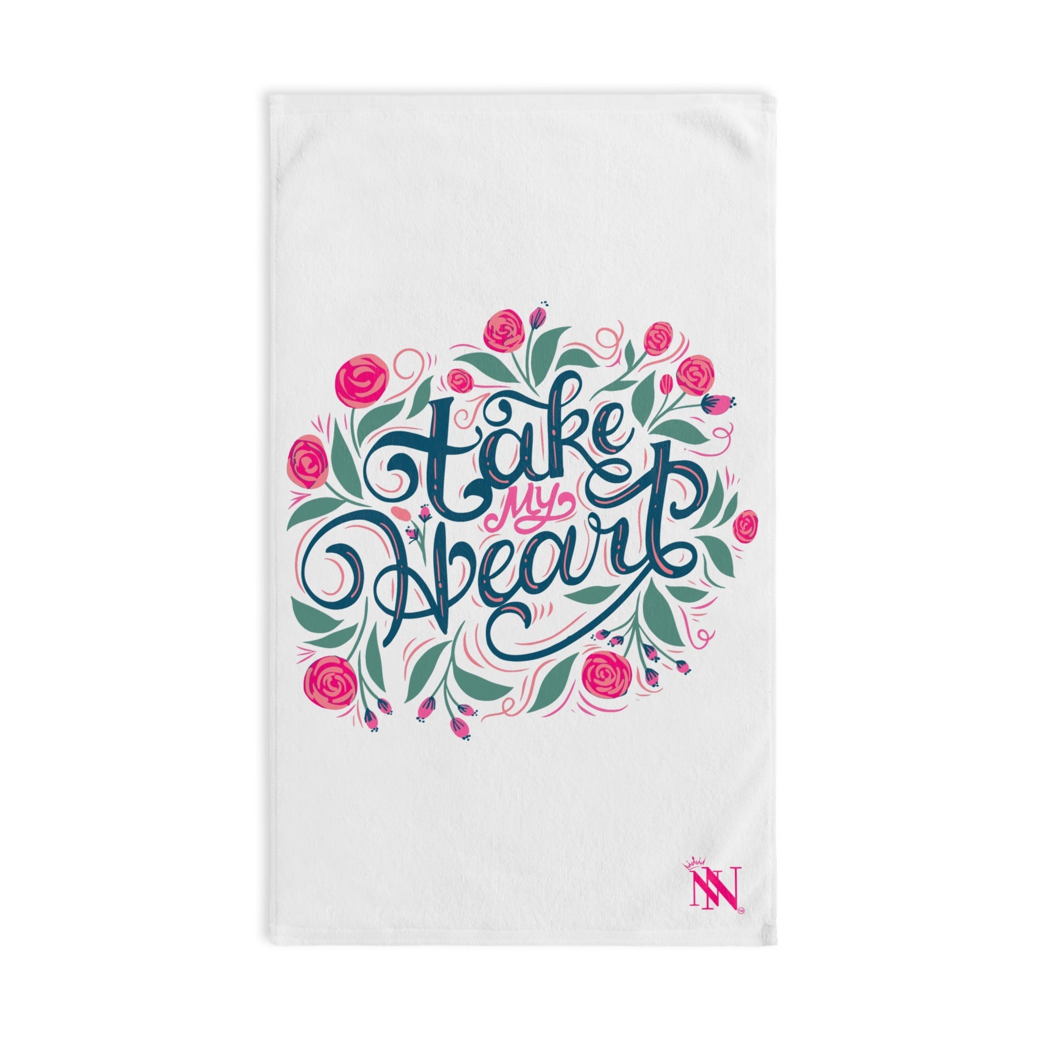 Take My Heart Floral | Mix & Match Original Fun-Flirty Lovers’ Towels