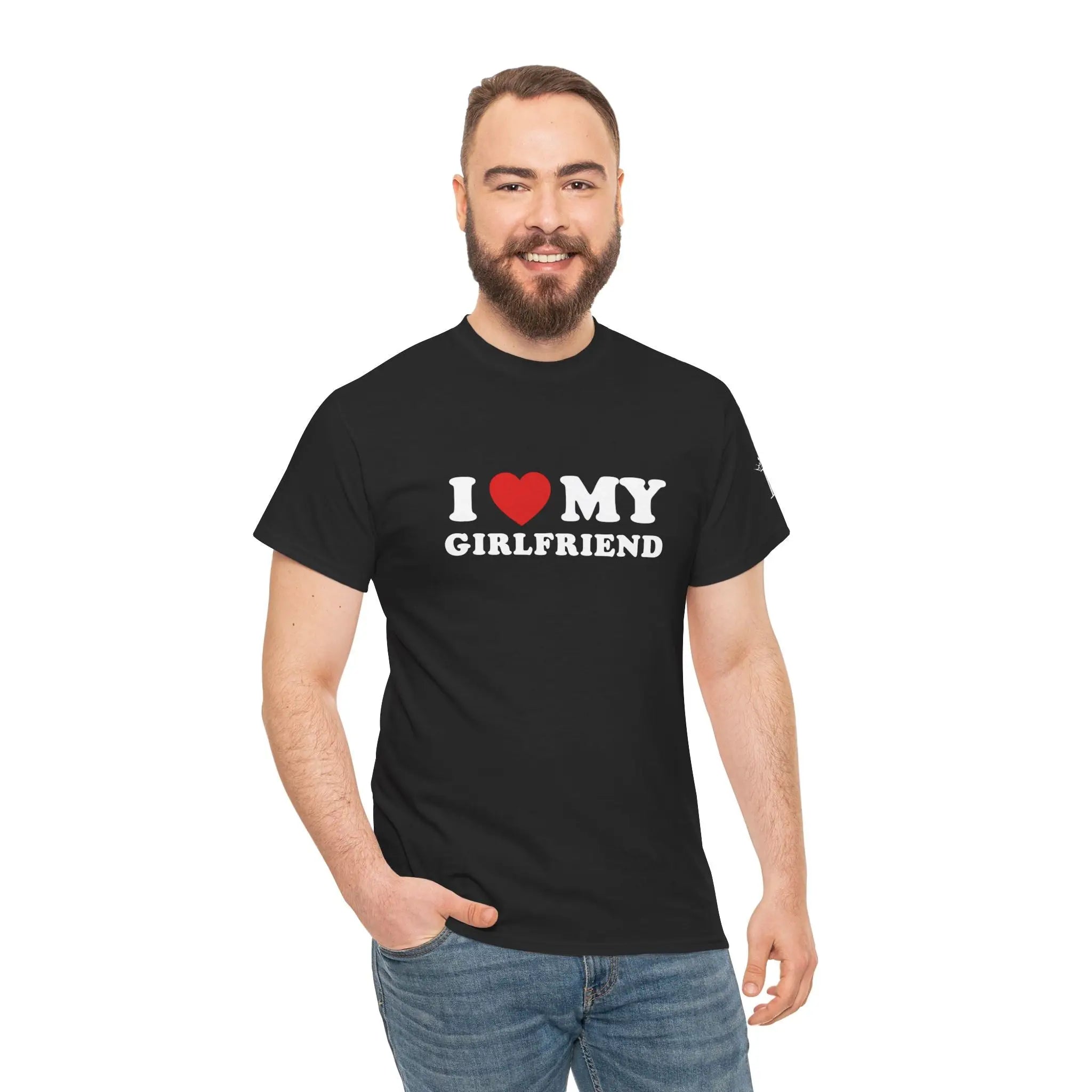 I Love My Girlfriend | Mix & Match Cotton Unisex Fun-Flirty Lovers’ T-Shirts