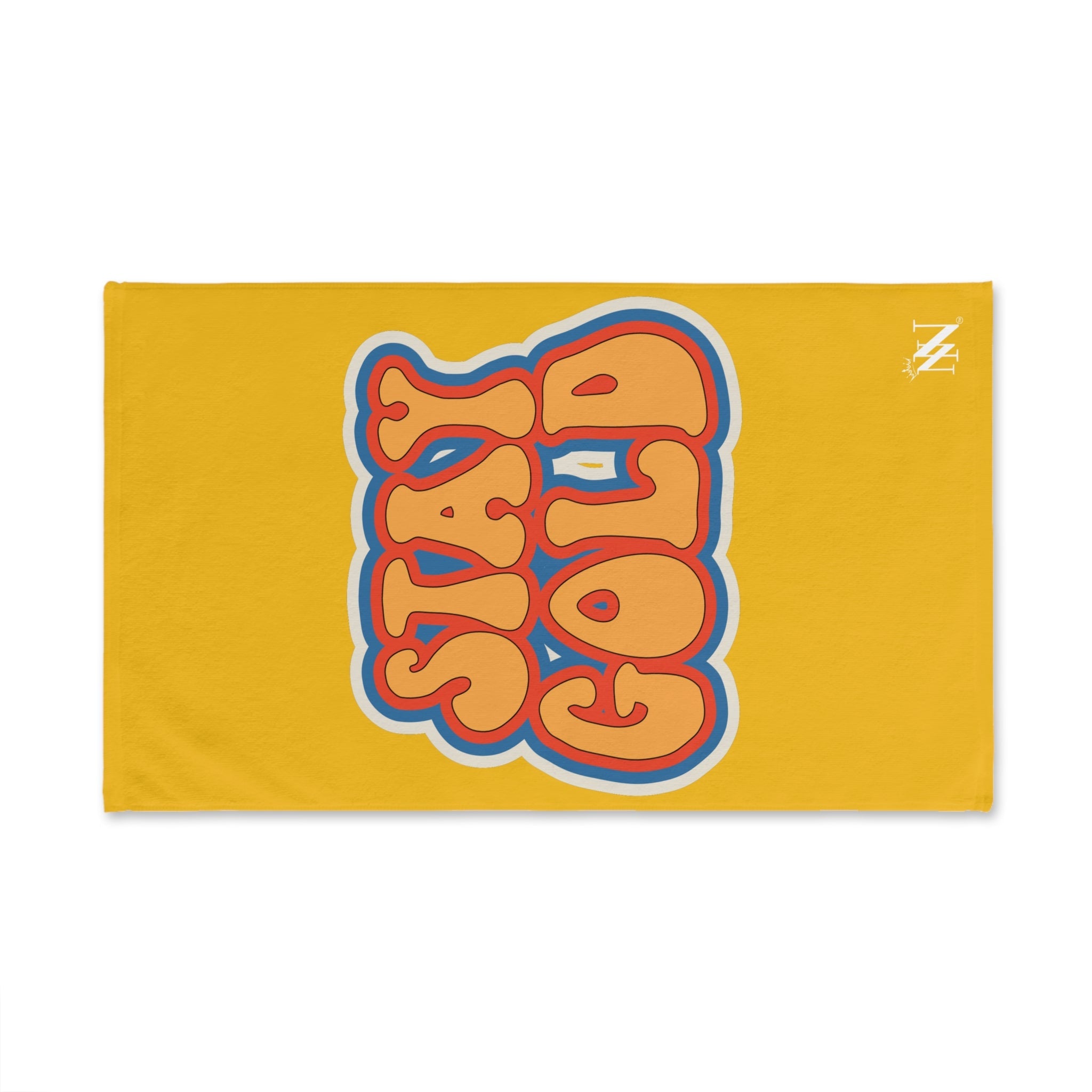 Stay Gold Retro Sticker Yellow | Mix & Match Classic Fun-Flirty Loversâ Towels