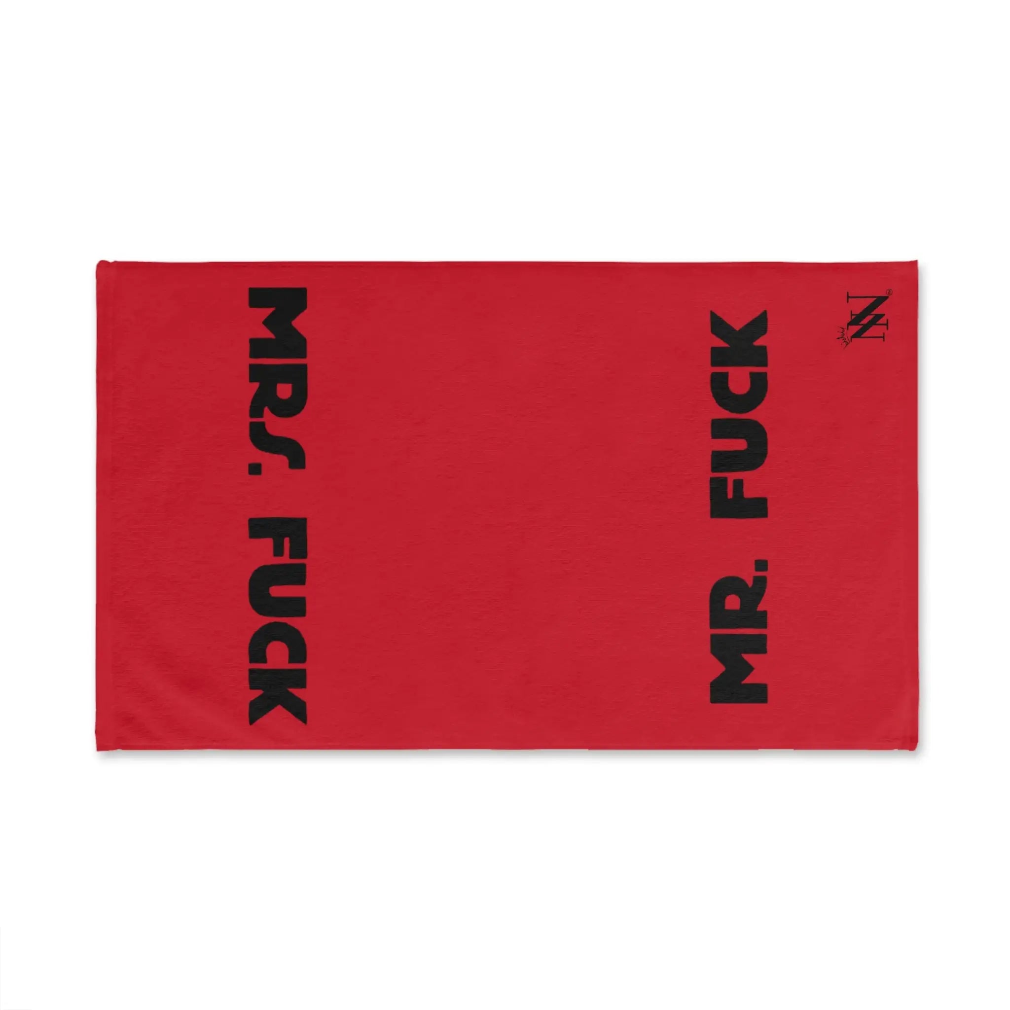 Mr Fuck Mrs Fuck Red | Mix & Match Classic Fun-Flirty Lovers’ Towels