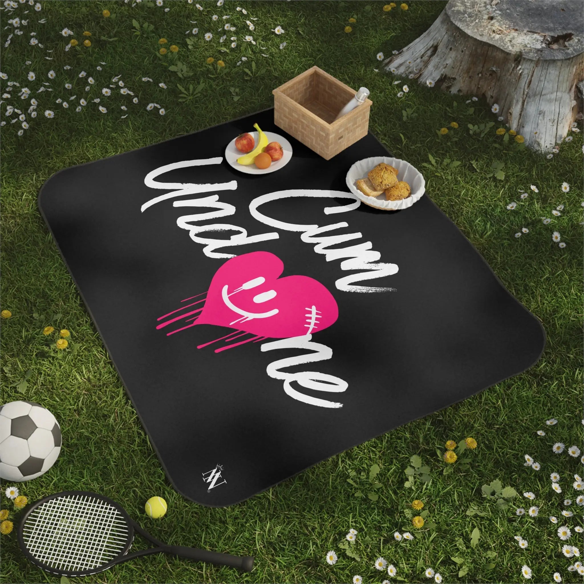 Cum Undone Drippy Heart | Nectar Napkins Fun-Flirty Lovers’ Sex Blankets