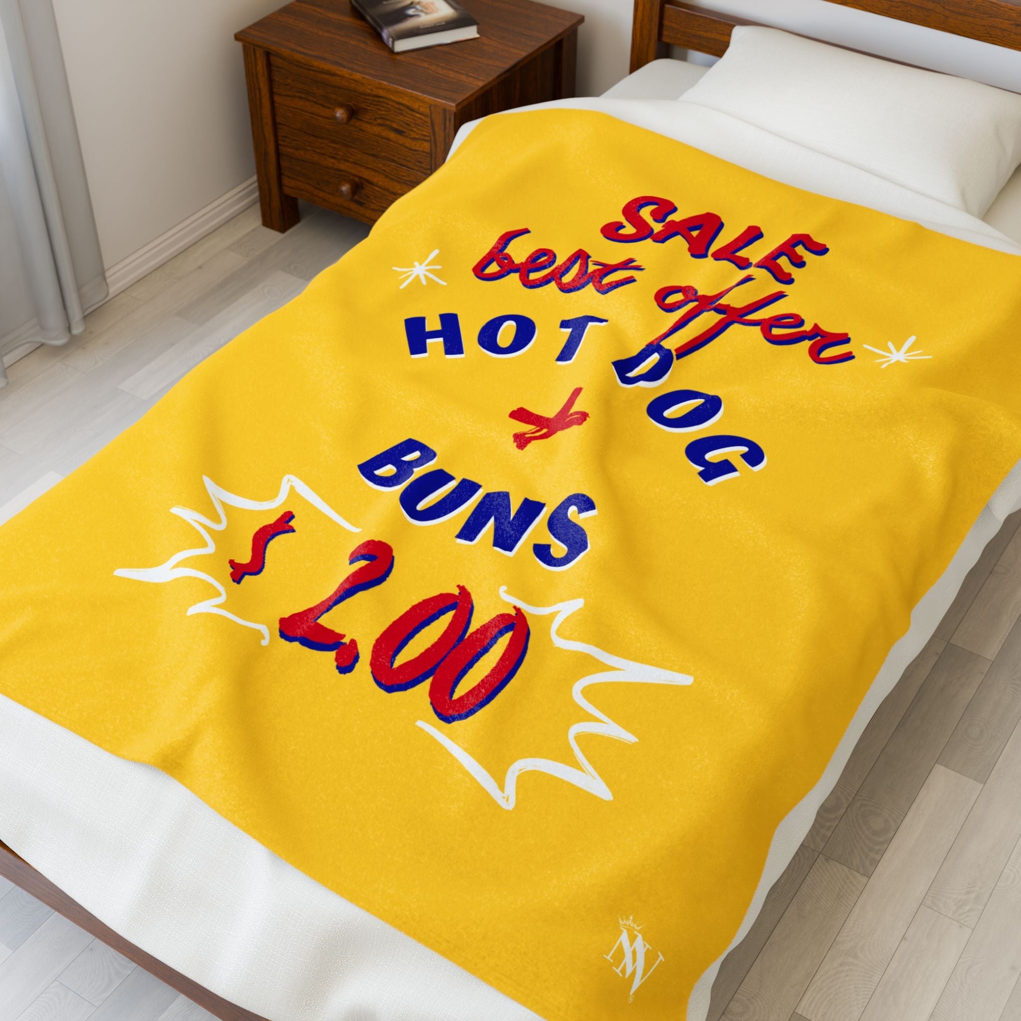 Hot Dog + Buns | Mix & Match Soft Fun-Flirty Lovers’ Blankets