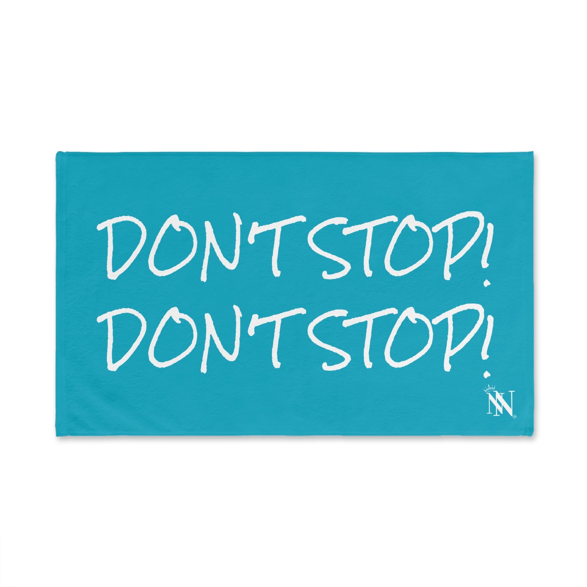 Donât Stop! Donât Stop Teal Cum Towel