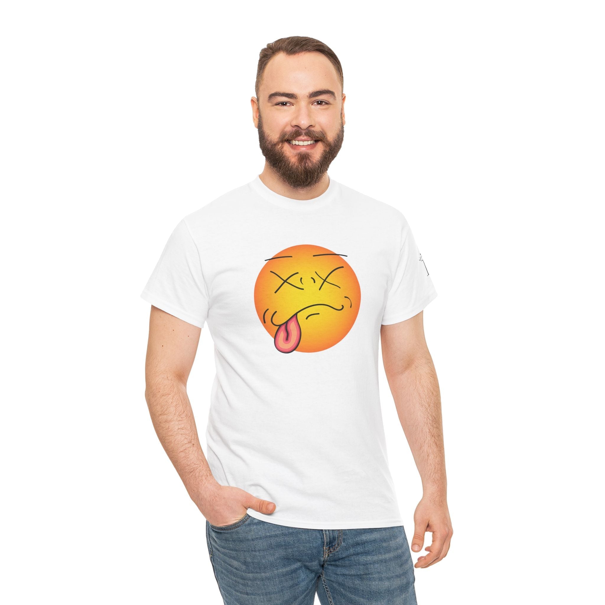Knocked Out Emoji | Mix & Match Cotton Unisex Fun-Flirty Lovers’ T-Shirts