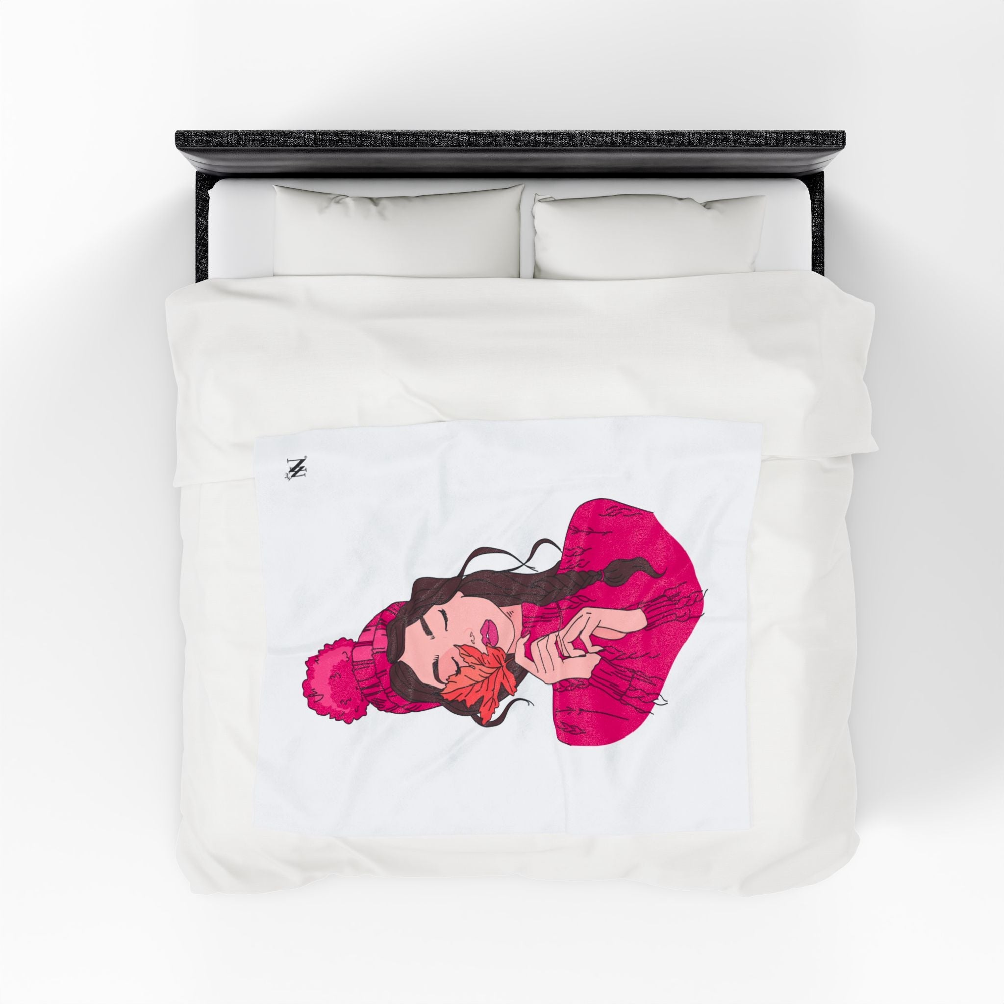 Fall Into Love Girl | Mix & Match Velveteen Fun-Flirty Lovers’ Blankets