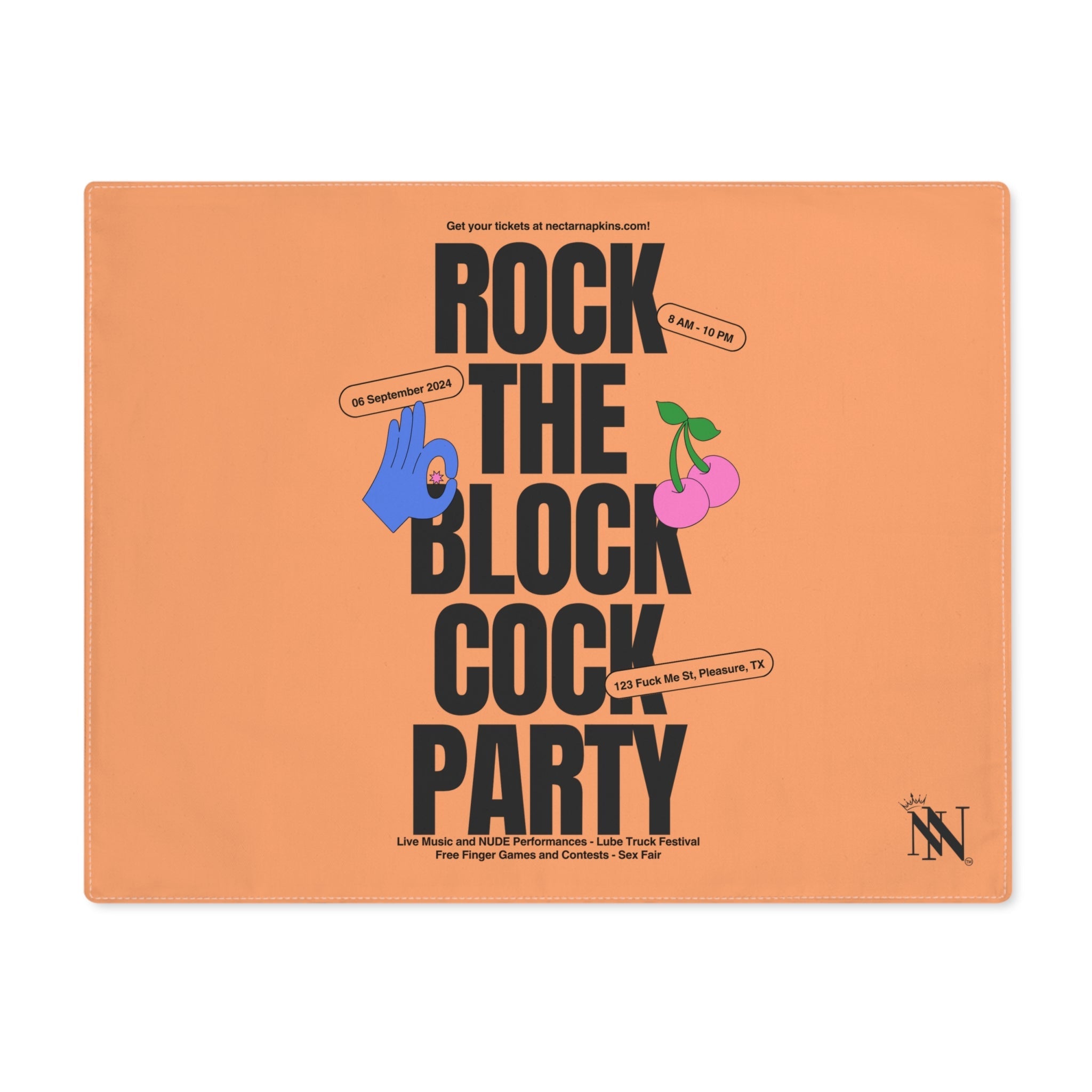 Rock The Block Cock Party | Mix & Match Playful Fun-Flirty Lovers’ Toy Mats