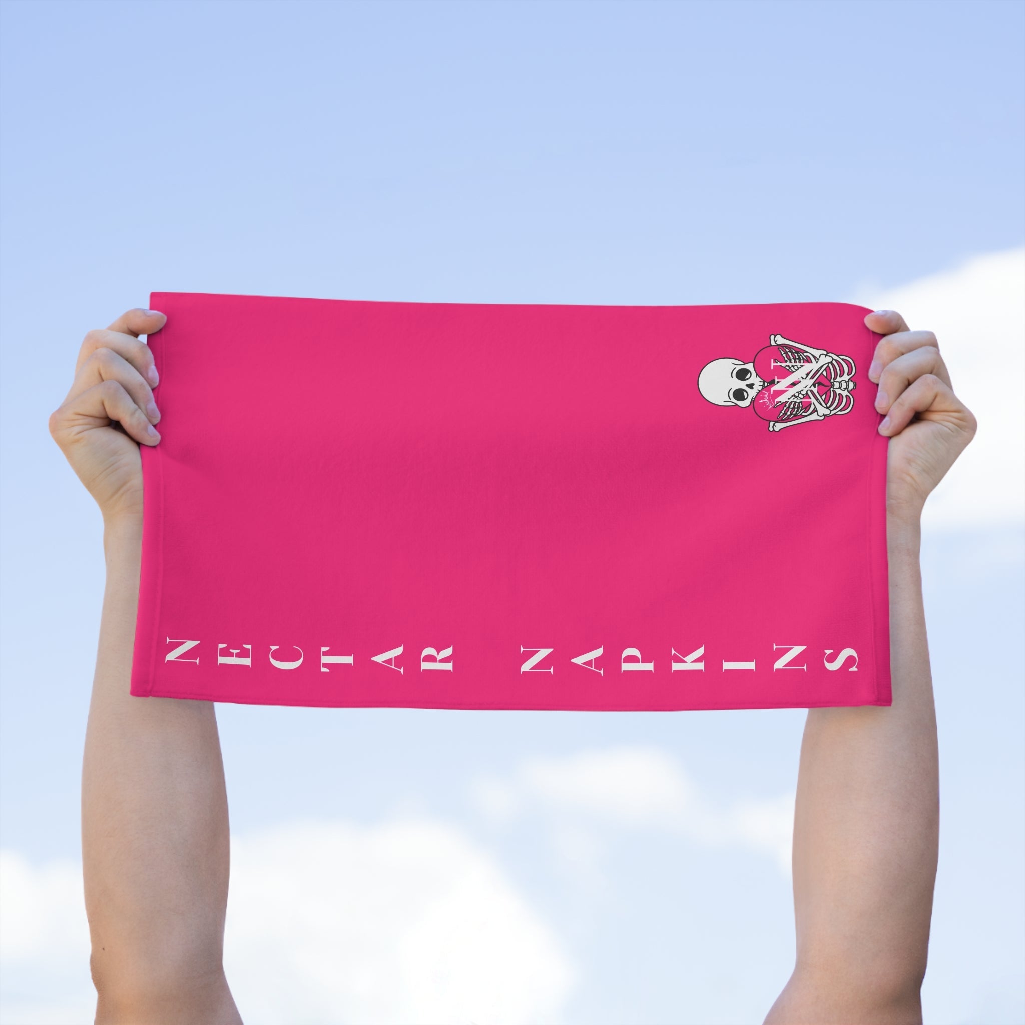 Nectar Napkins Brand Signature Pink | Nectar Napkins Fun-Flirty Lovers’ Towels
