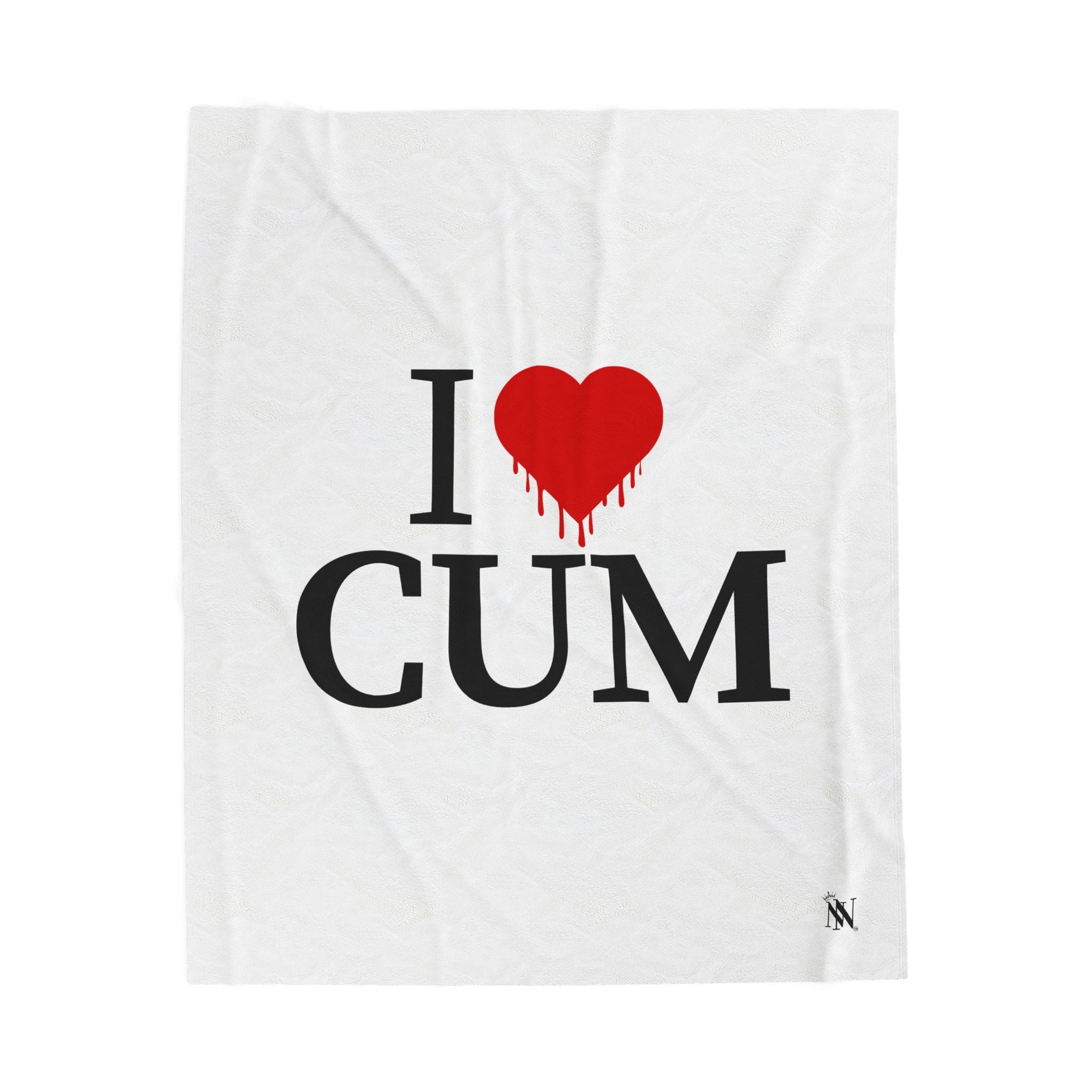I Love Dripping Cum | Mix & Match Velveteen Fun-Flirty Lovers’ Blankets