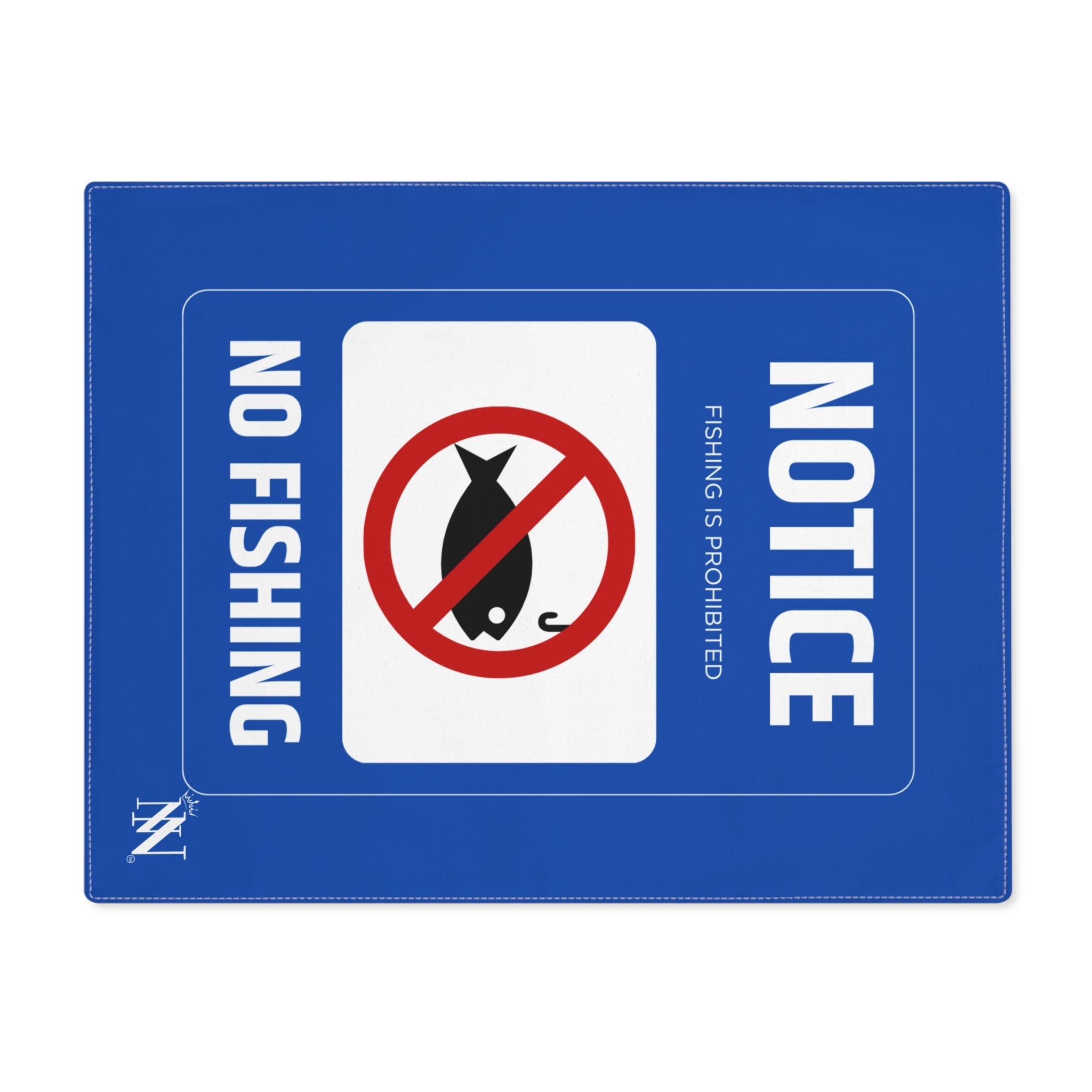 No Fishing Sign Sex Toys Mat