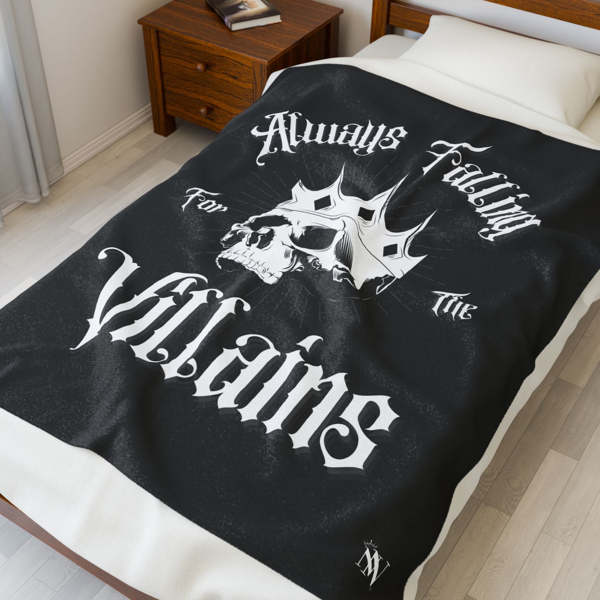 Always Falling for the Villains | Mix & Match Velveteen Fun-Flirty Lovers’ Blankets