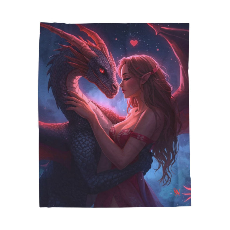 Elf’s Pet Dragon Fantasy | Mix & Match Soft Fun-Flirty Lovers’ Blankets