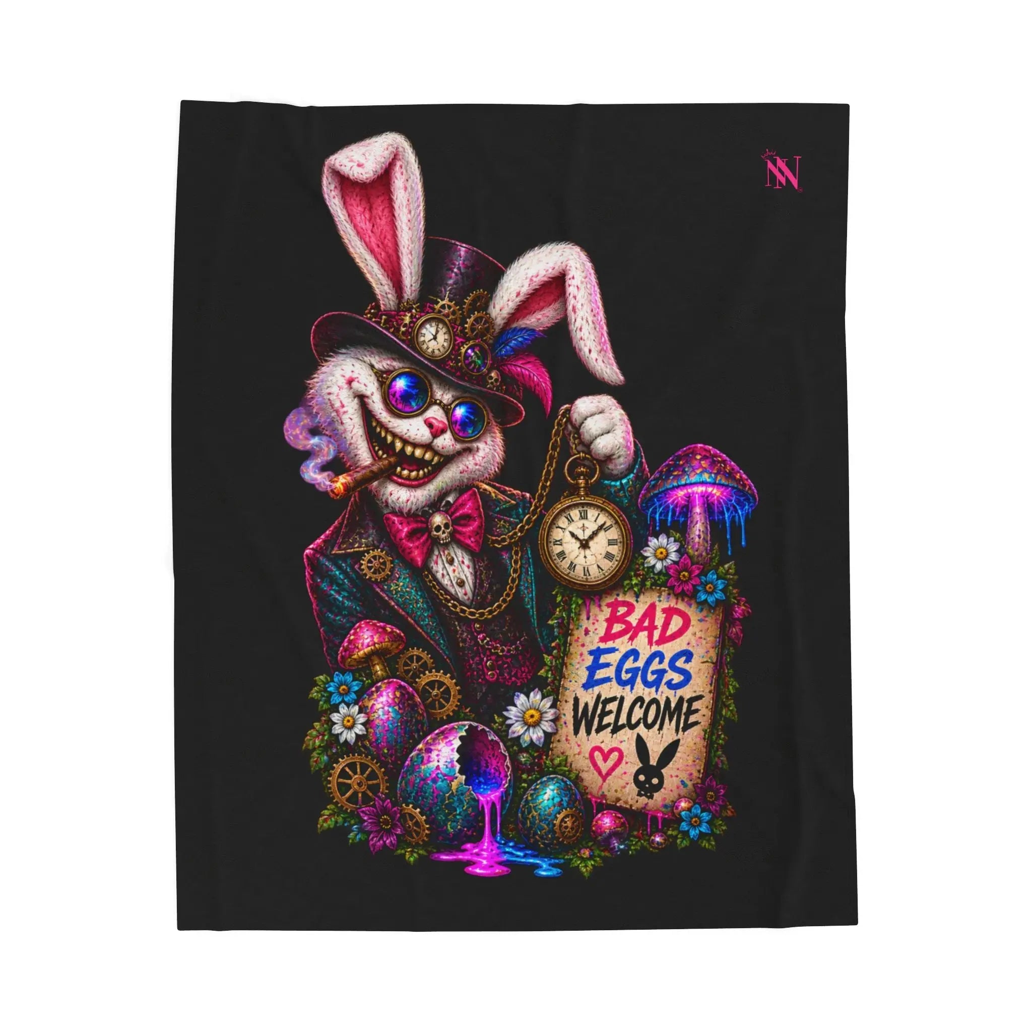 Bad Eggs Welcome Wicked Bunny Lovers’ Blanket