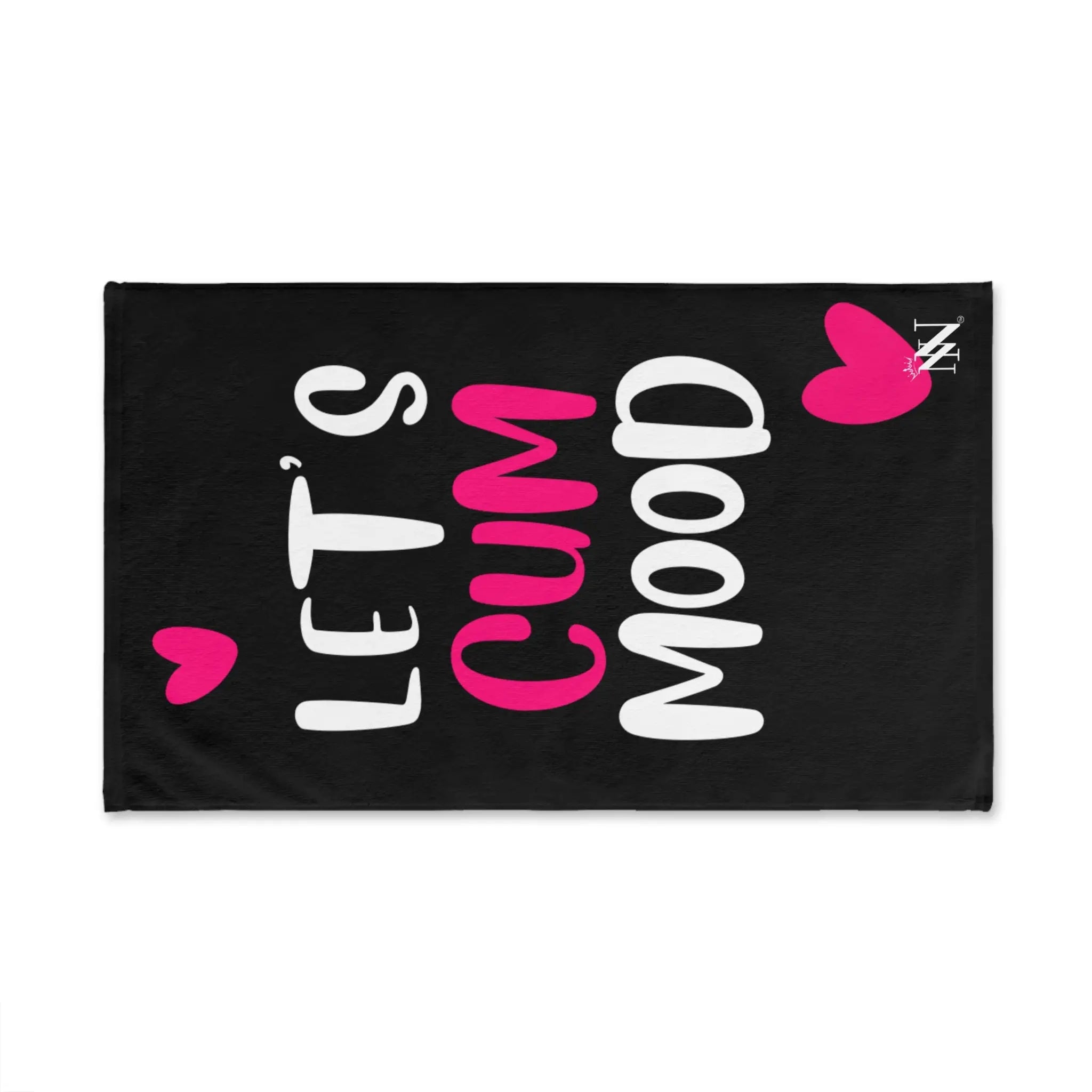 Let’s Cum Mood Hearts Fun Cum Towel