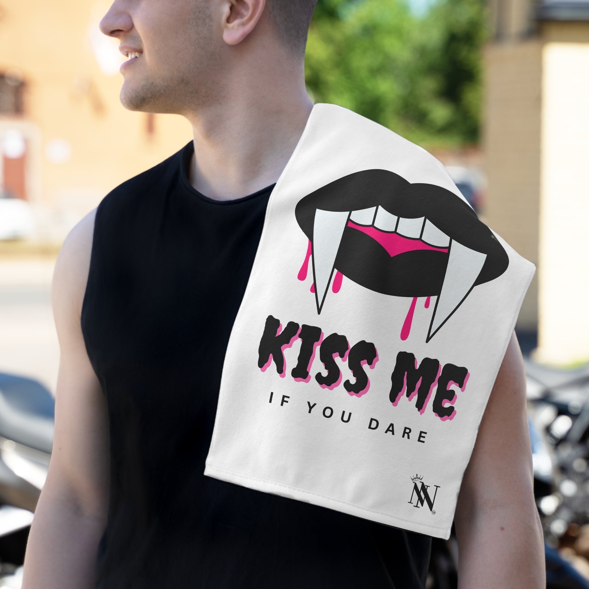 Kiss Me if You Dare | Mix & Match Soft Fun-Flirty Lovers’ Towels