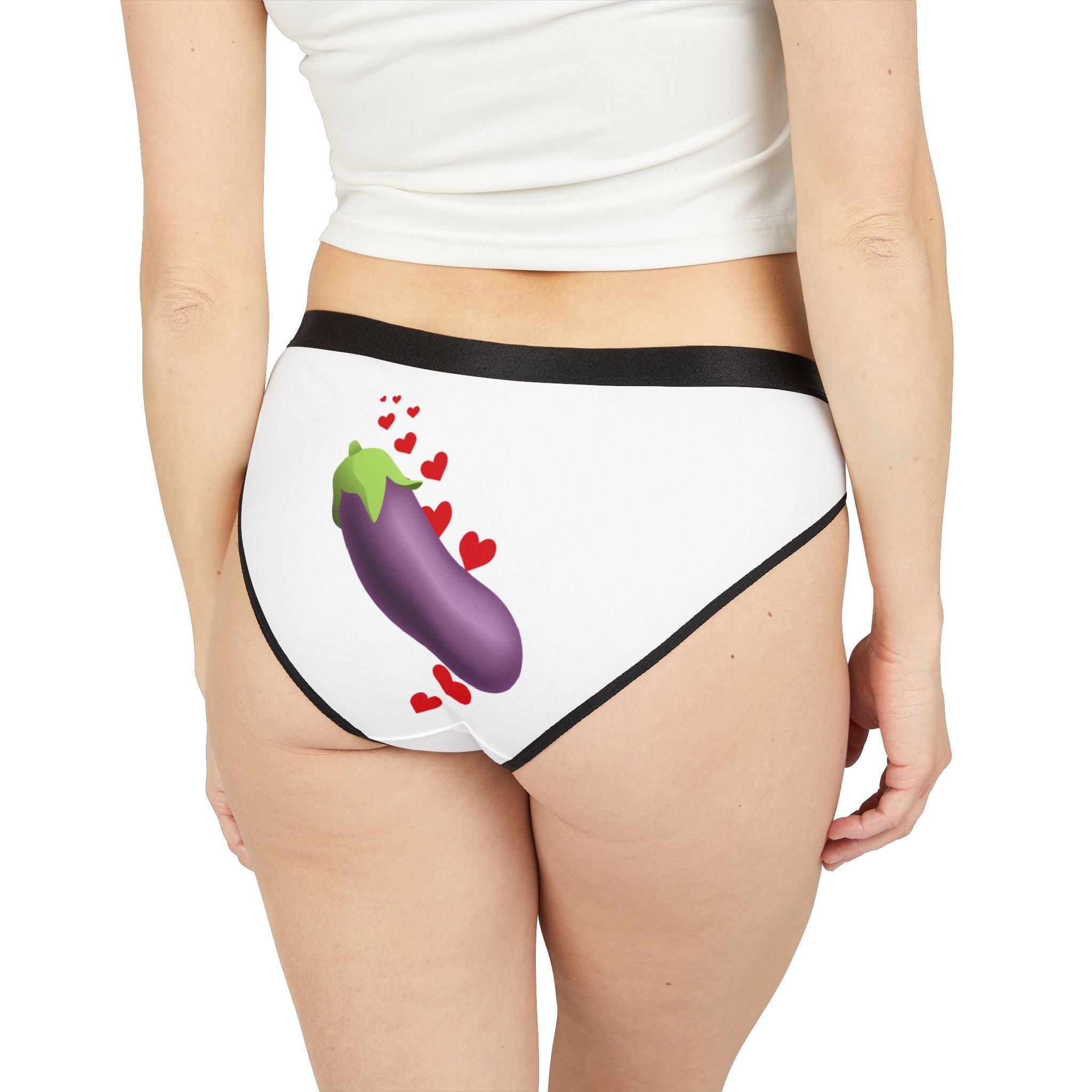 Eggplant Love Emoji | Mix & Match Women’s Fun-Flirty Lovers’ Panties