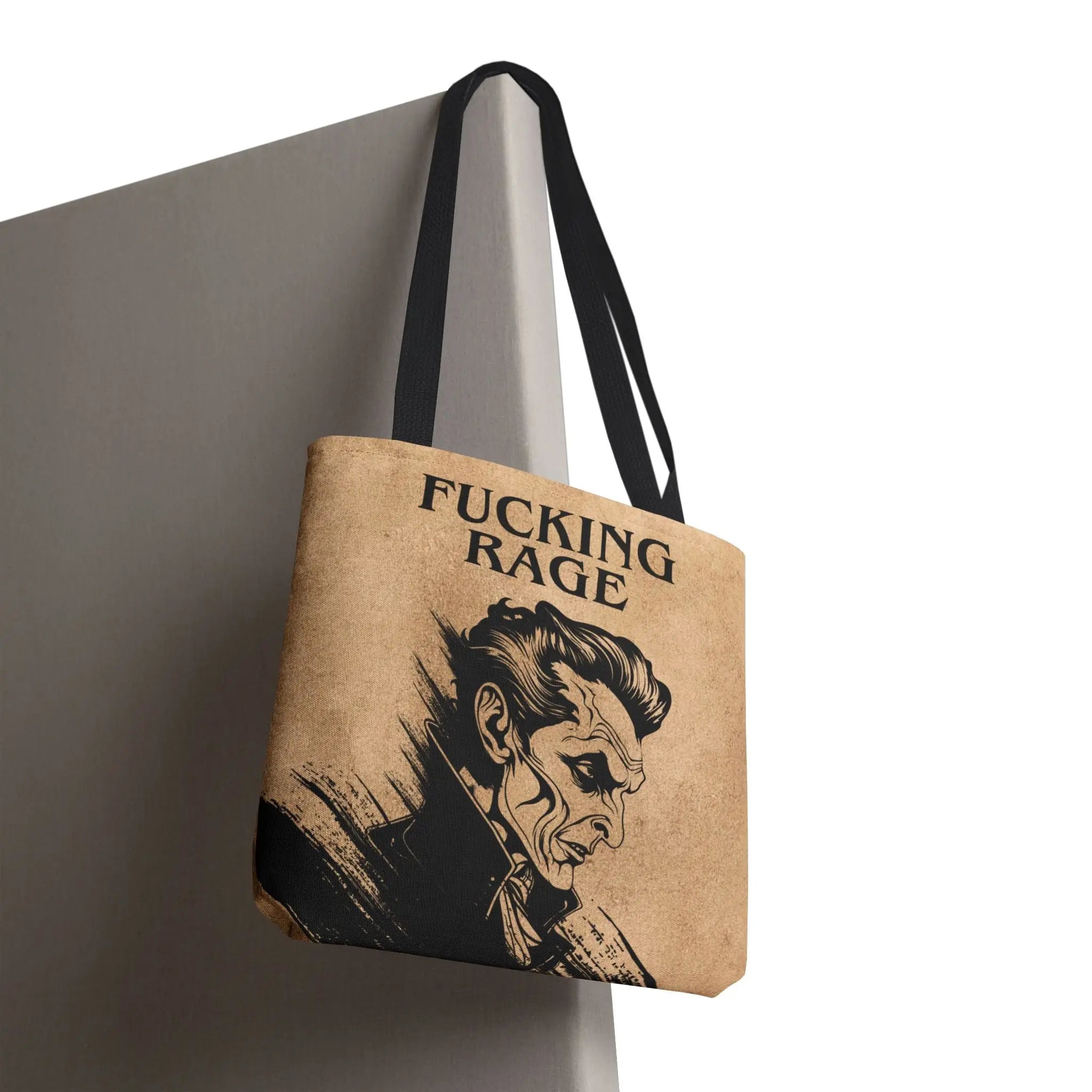 Fucking Rage Vintage Creepy Tote Bag