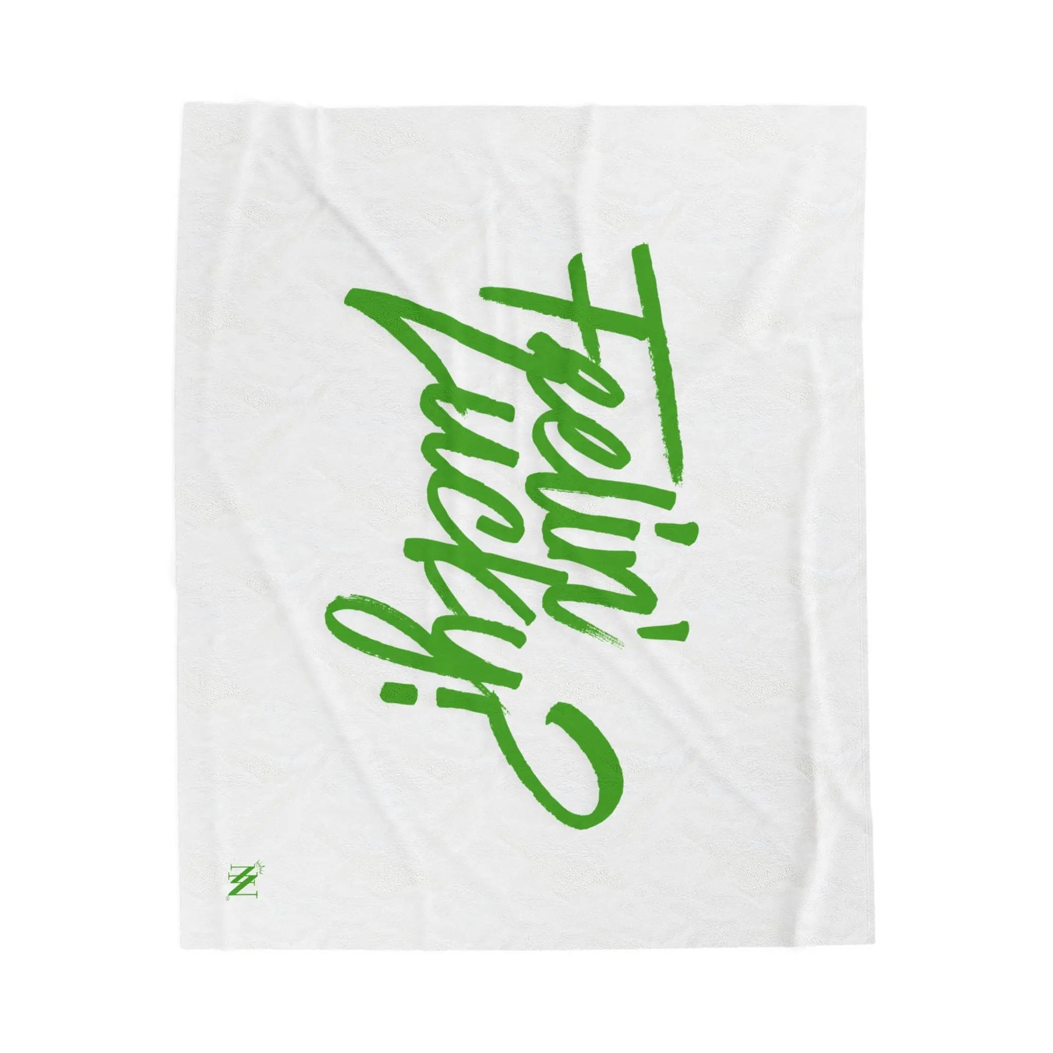 Feelin’ Lucky Irish Green | Mix & Match Soft Fun-Flirty Lovers’ Blankets