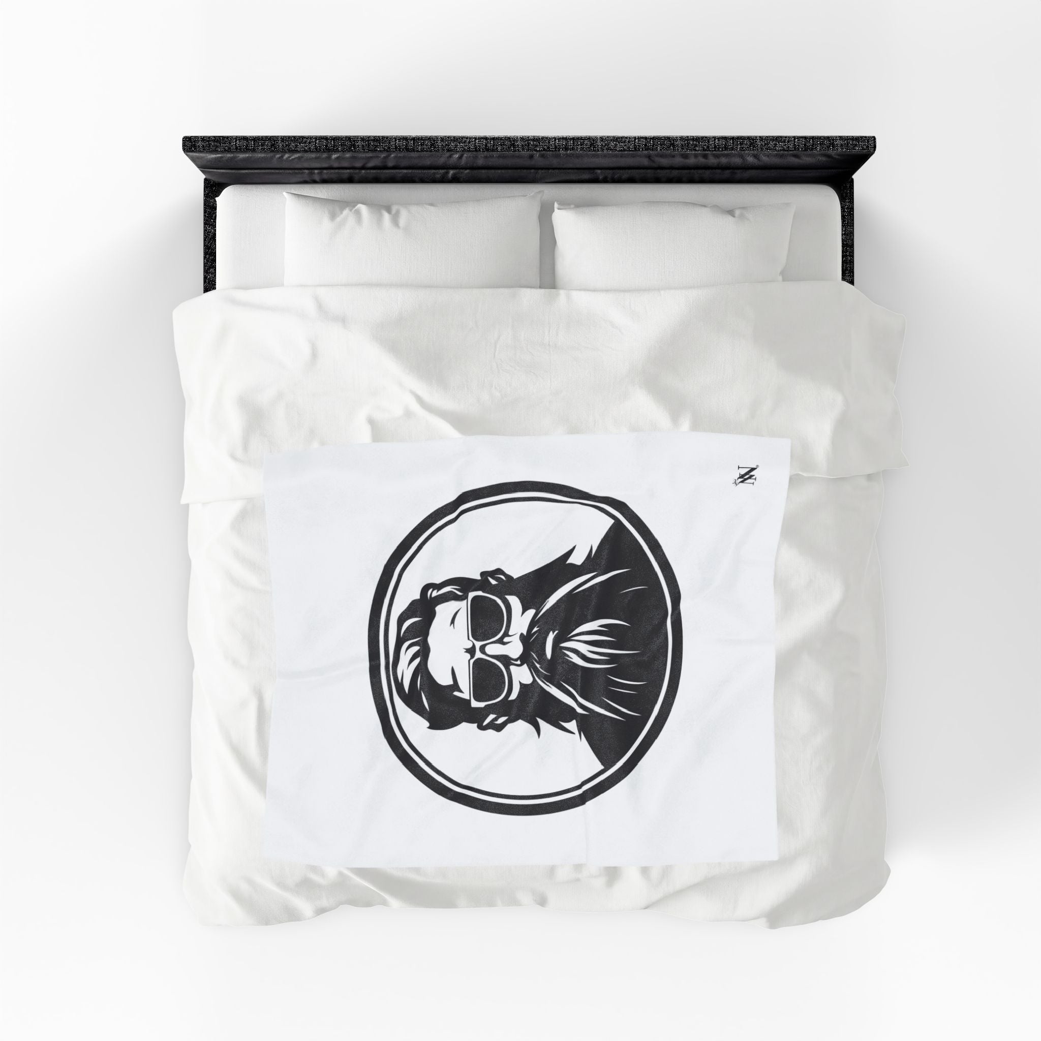 Just Cool Bearded Man | Mix & Match Soft Fun-Flirty Loversā Blankets