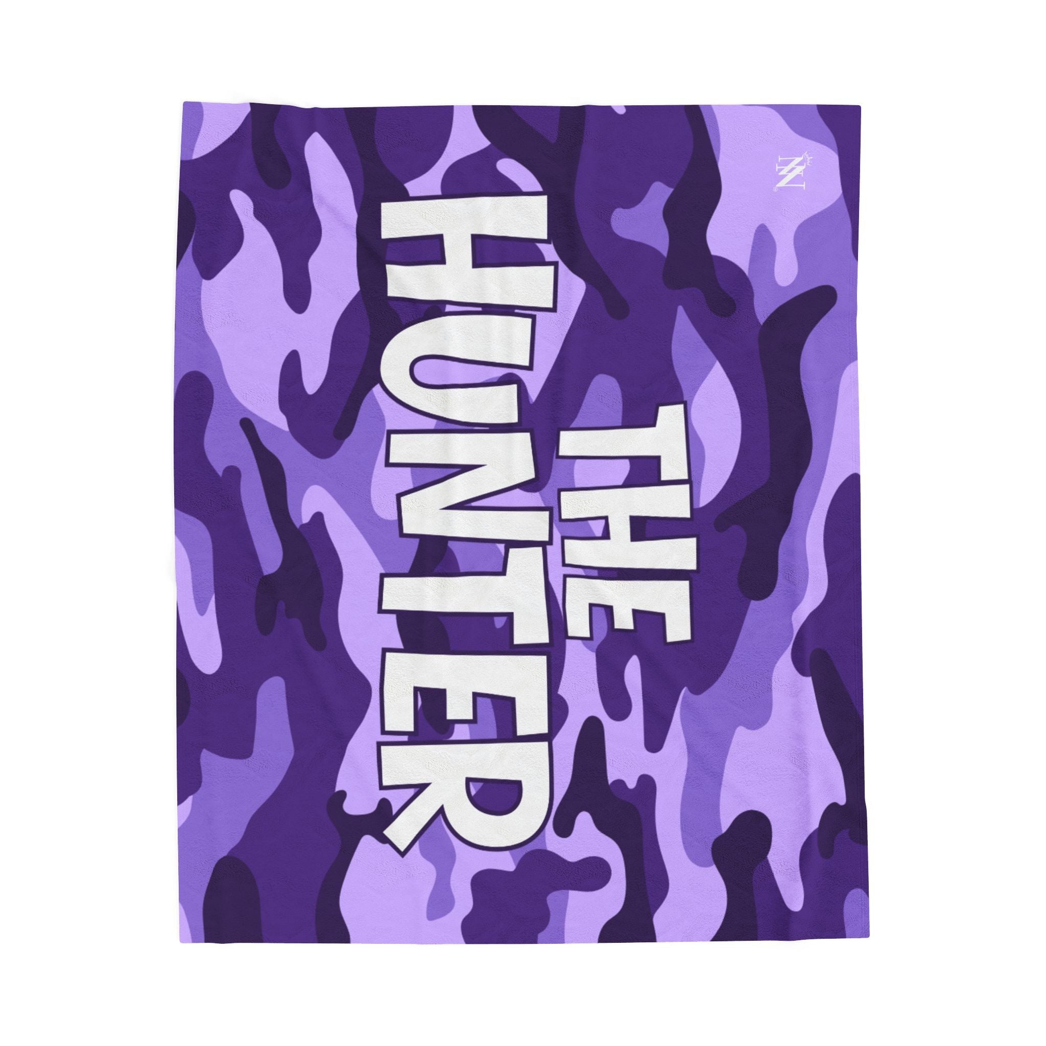 The Hunter Purple Camo Blanket