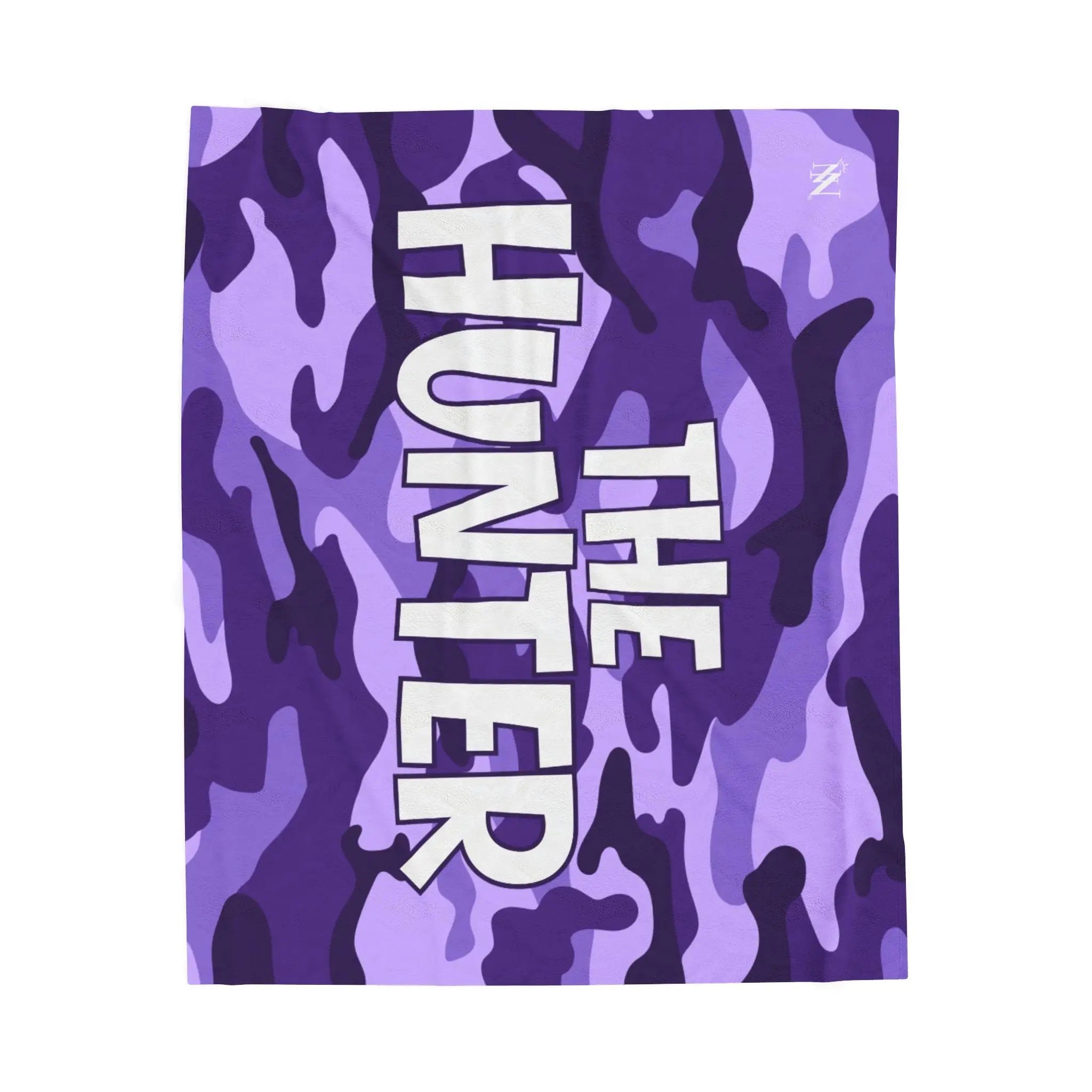 The Hunter Purple Camo Blanket