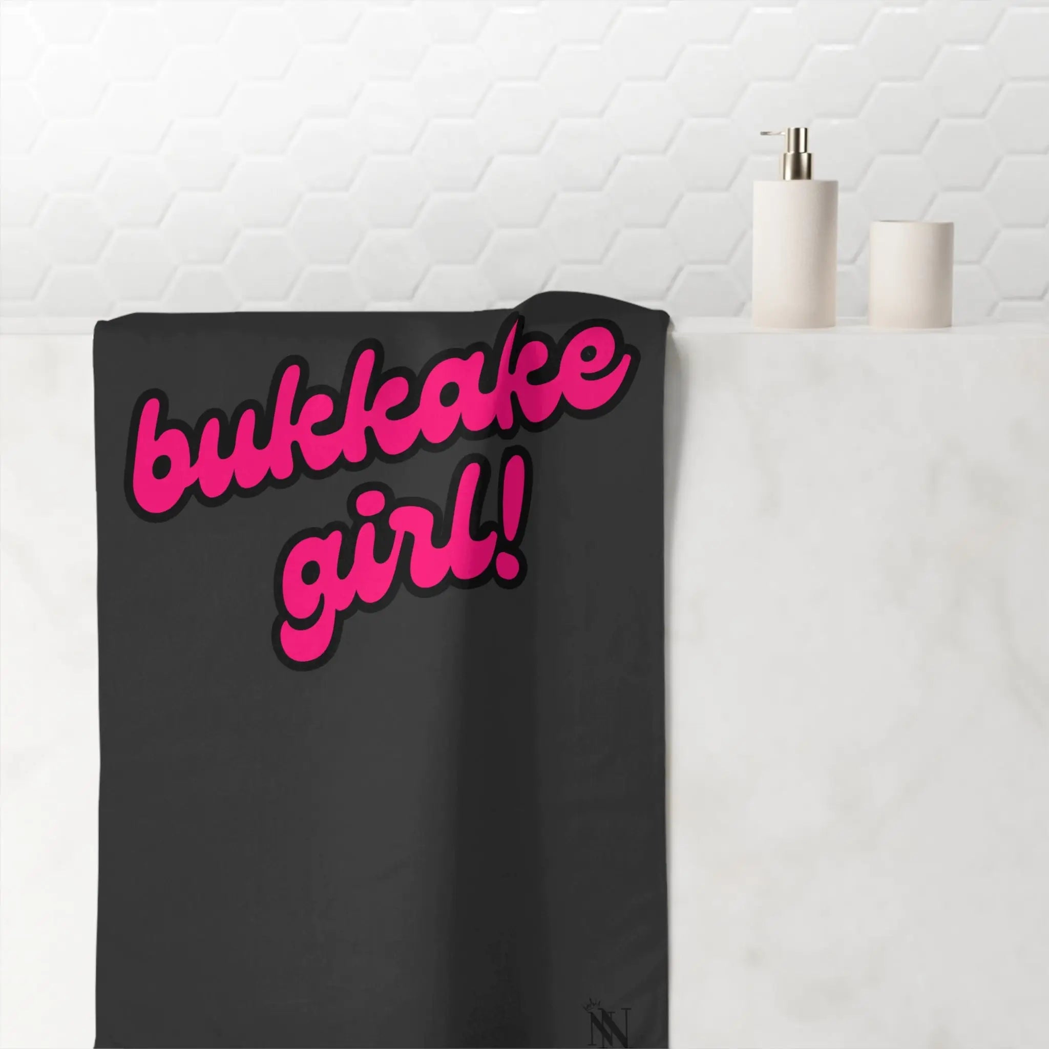 Bukkake Girl! | Mix & Match Naughty XL Fun-Flirty Lovers’ Towels