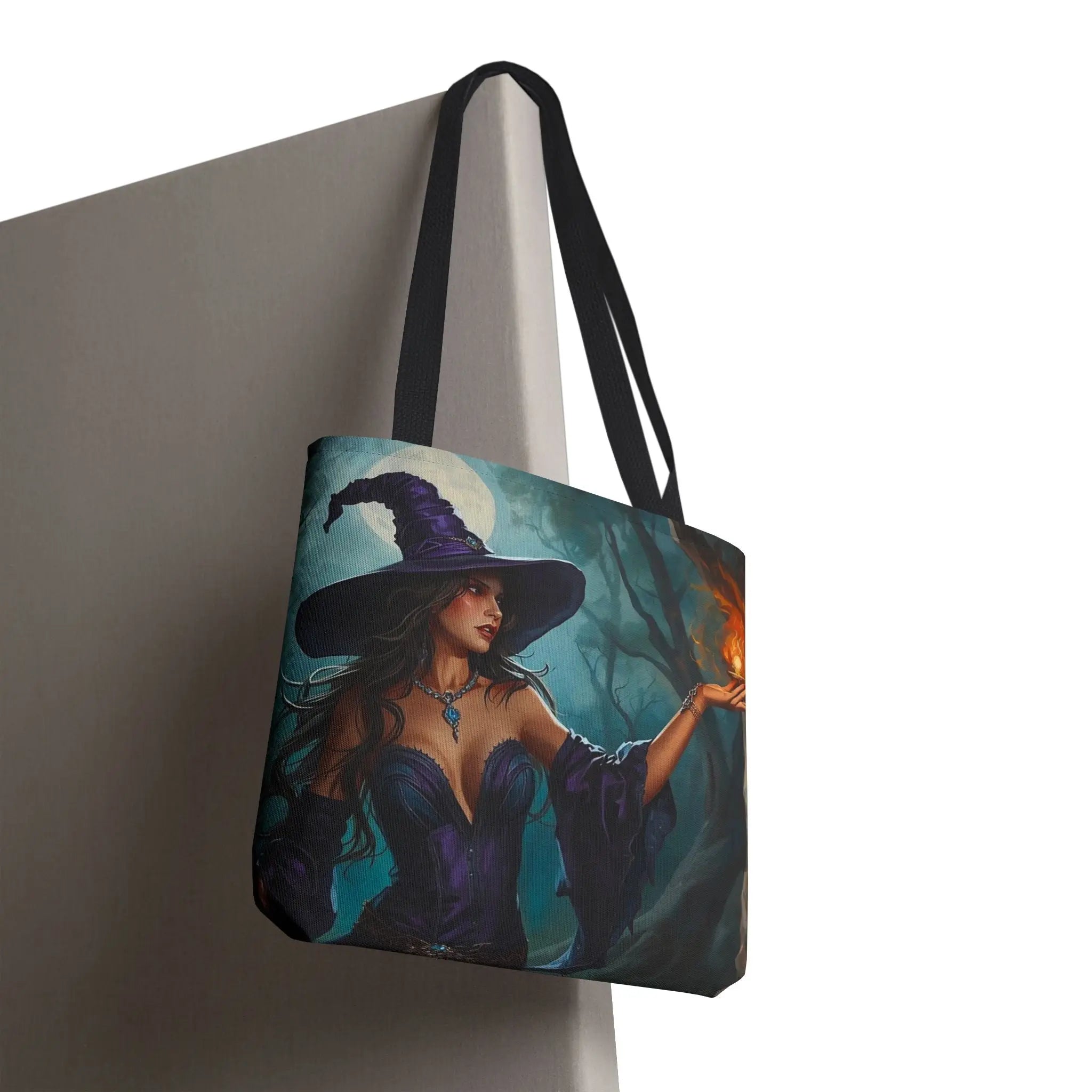 Fire Witch Fantasy Women Everyday Weekend Getaway Tote Bag