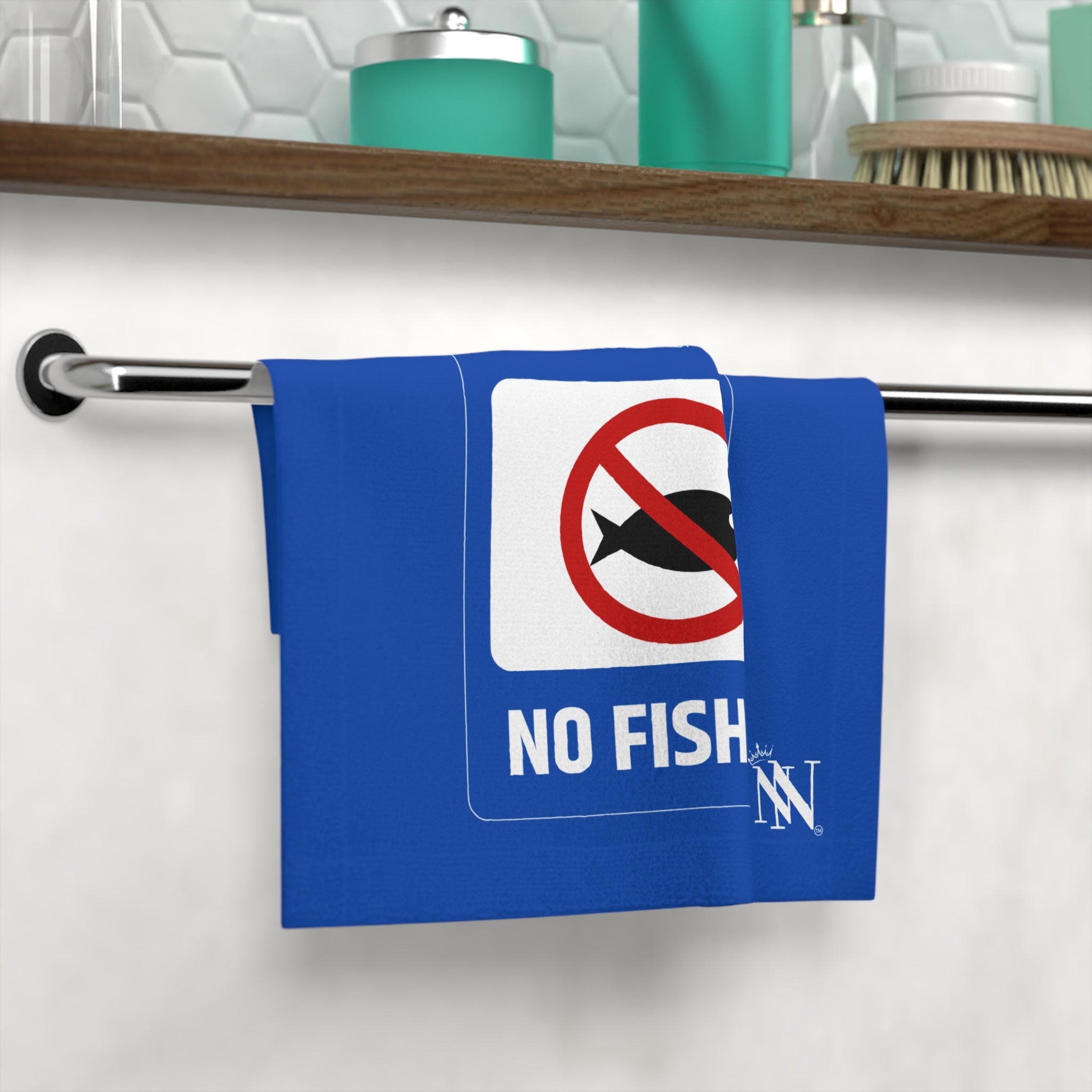 No Fishing Sign Cum Rag