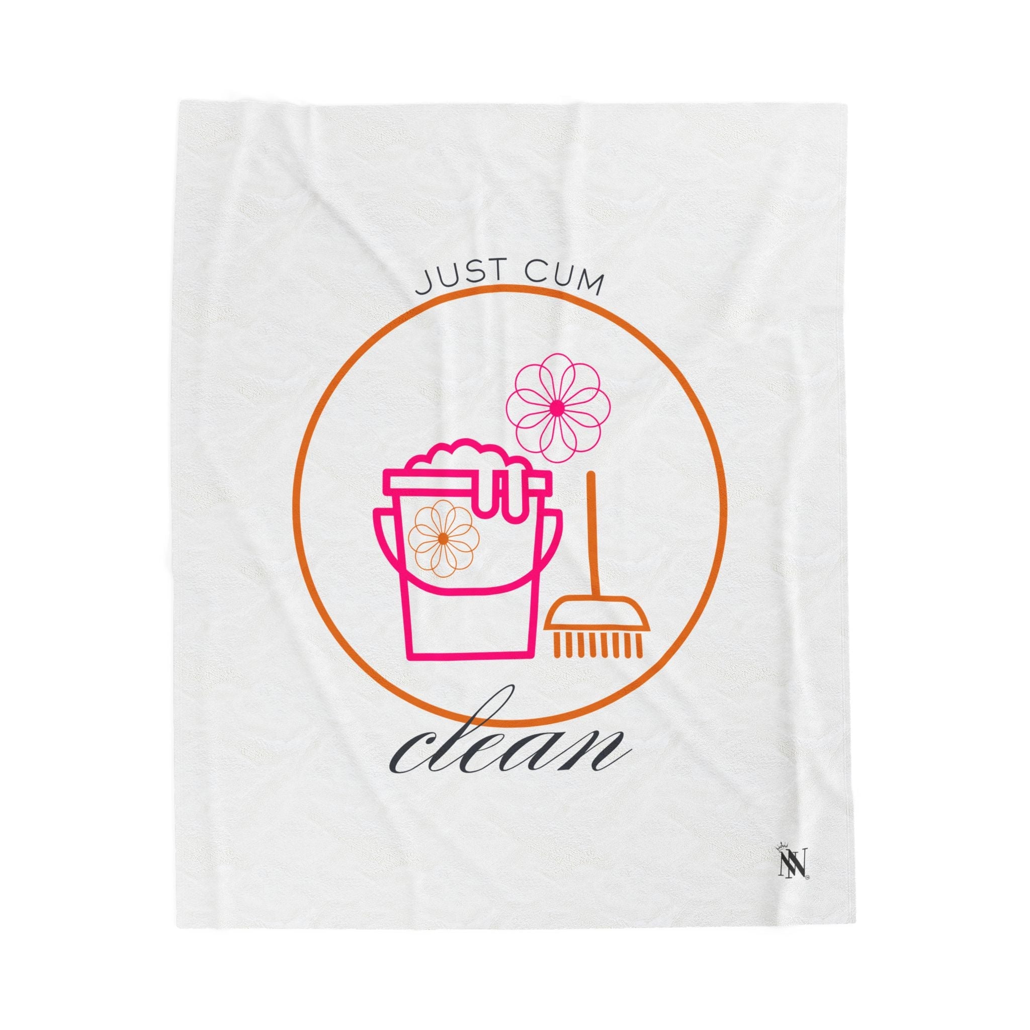 Just Cum Clean! | Mix & Match Soft Fun-Flirty Lovers’ Blankets