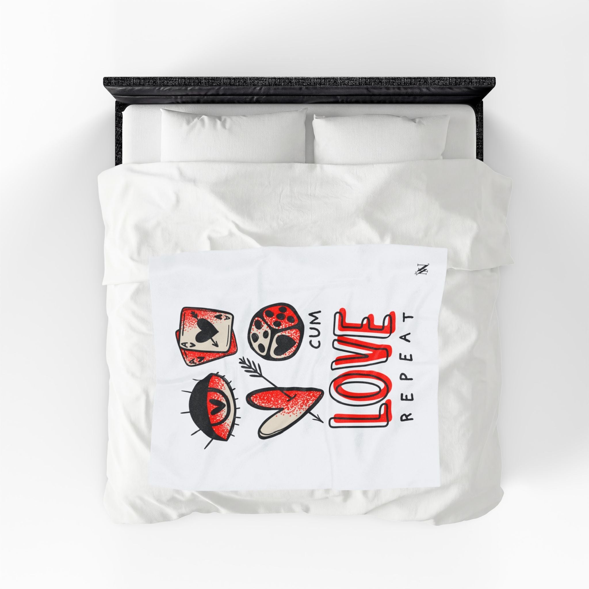 Cum Love Repeat Romantic Sex Gifts Blanket