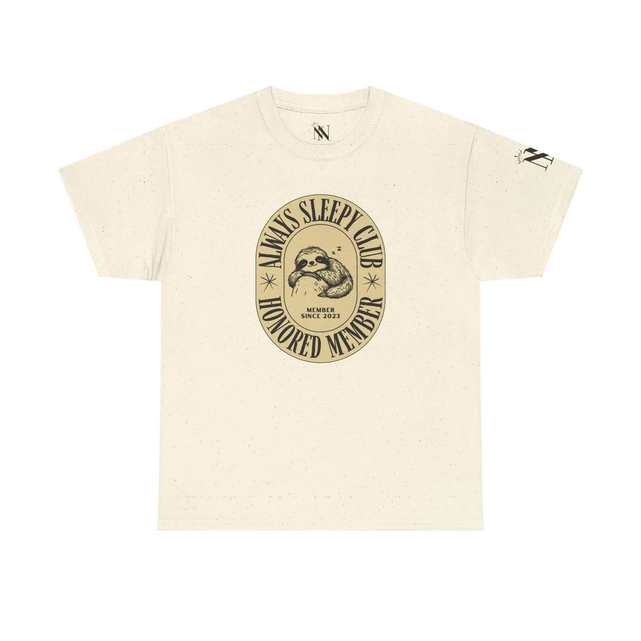 Always Sleepy Club Sloth | Mix & Match Cotton Unisex Fun-Flirty Lovers’ T-Shirts