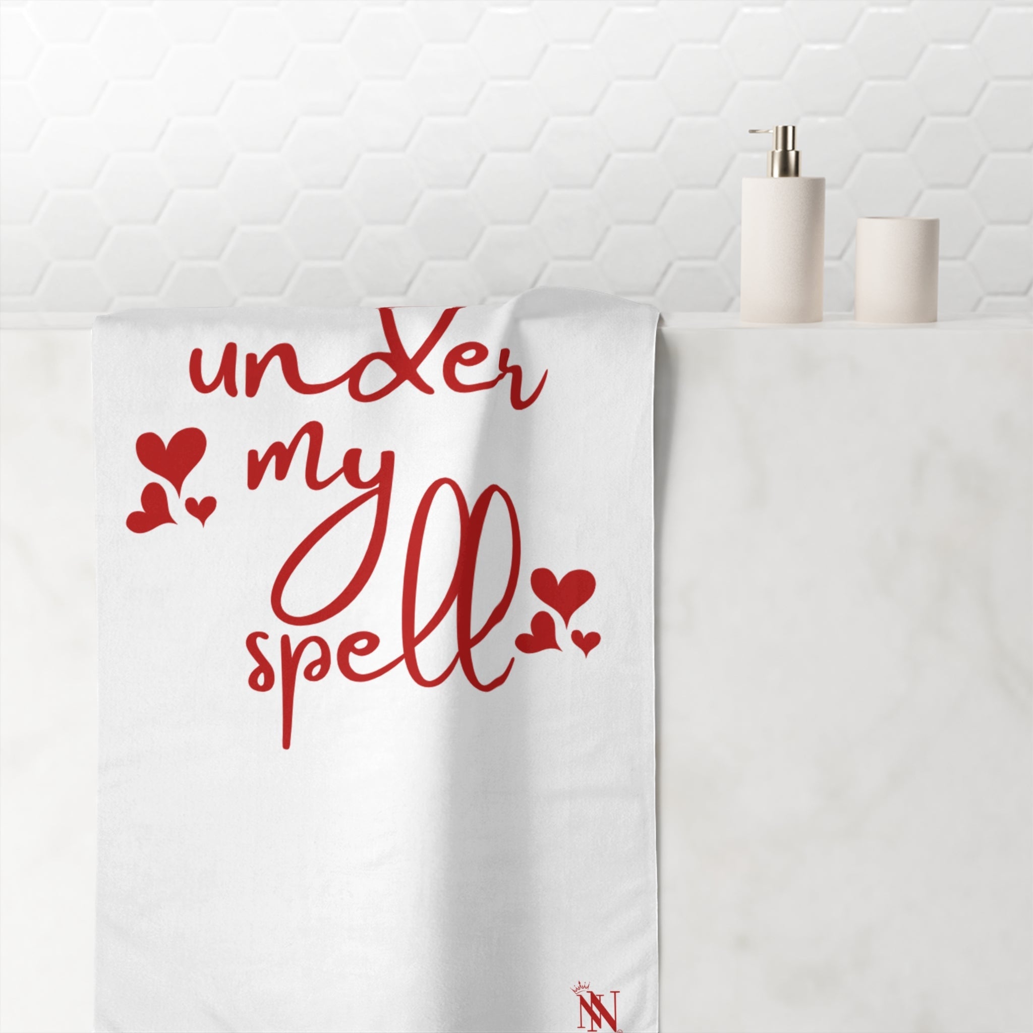 Under My Spell Hearts Anal Towel