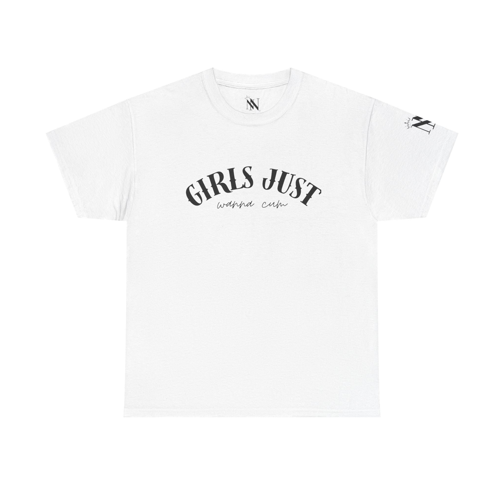 Girls Just Wanna Cum | Mix & Match 100% Cotton Unisex Fun-Flirty Lovers’ Tees