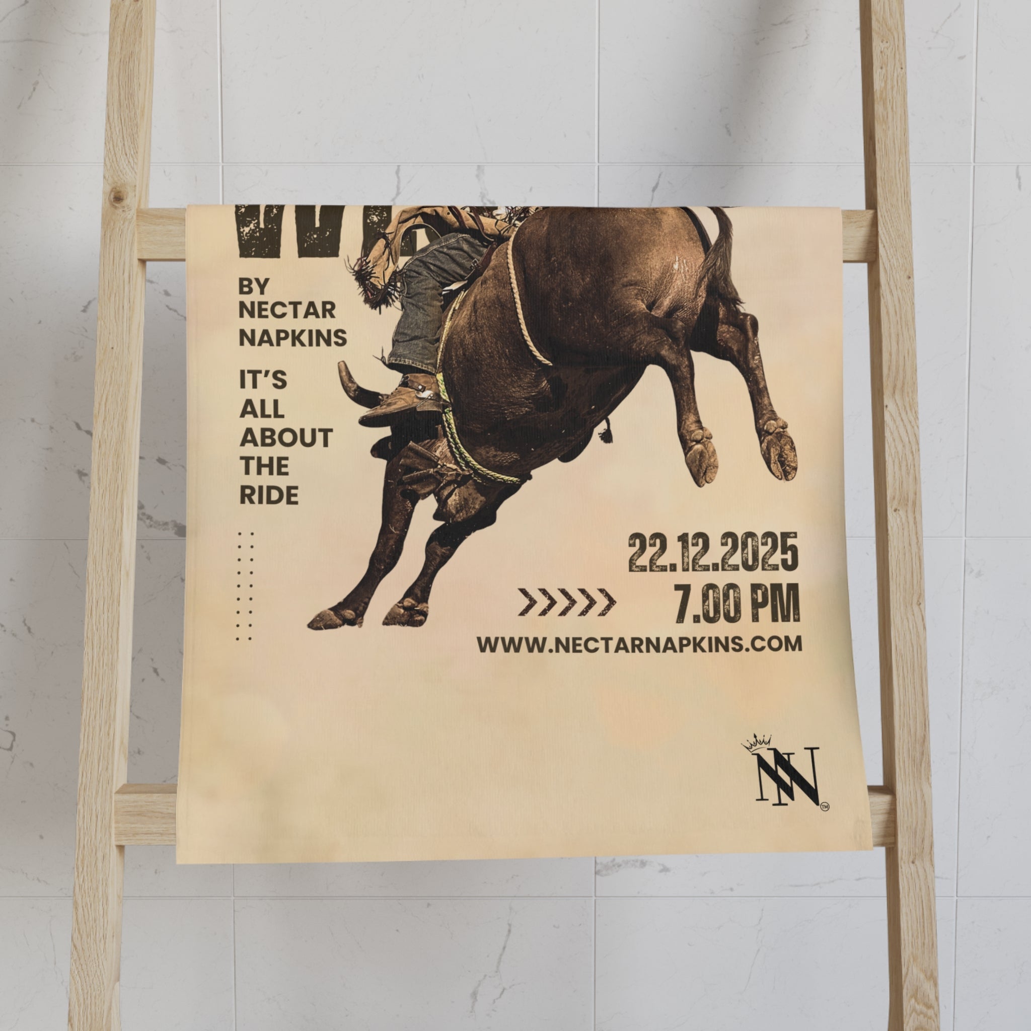 Wild West Poster Classic Large Super Soft Flirty Lovers’ Sex Towels