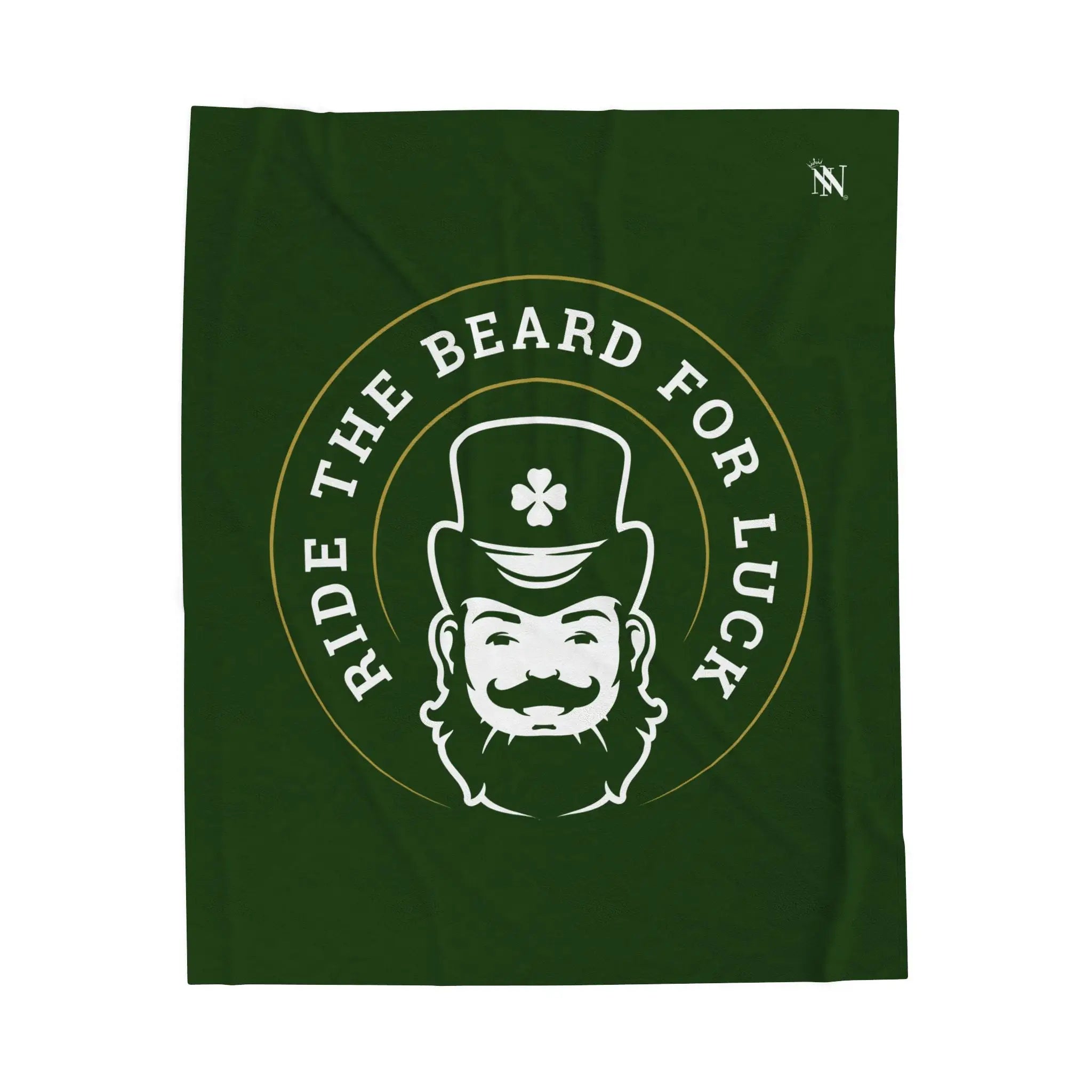Ride the Beard for Luck St. Patrick’s Day | Mix & Match Soft Fun-Flirty Lovers’ Blankets