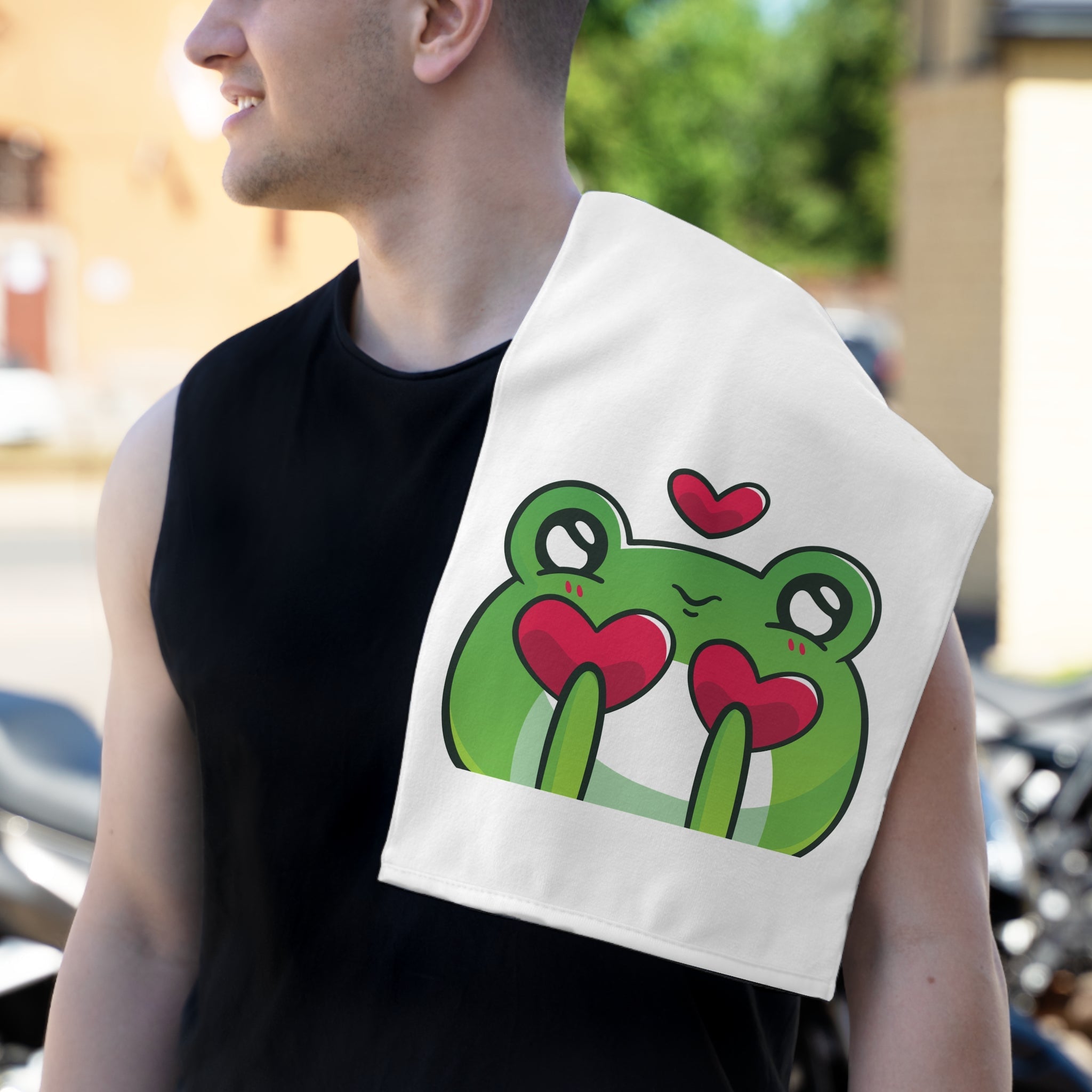 I Froggin’ Love You! | Mix & Match Soft Fun-Flirty Lovers’ Towels