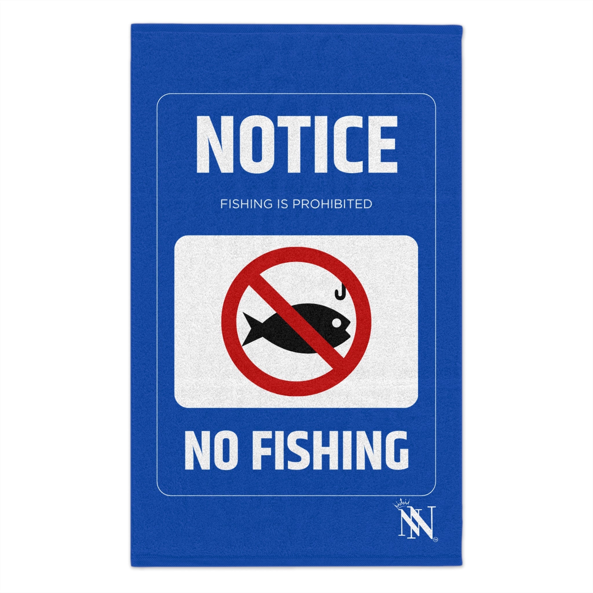No Fishing Sign Sex Towel