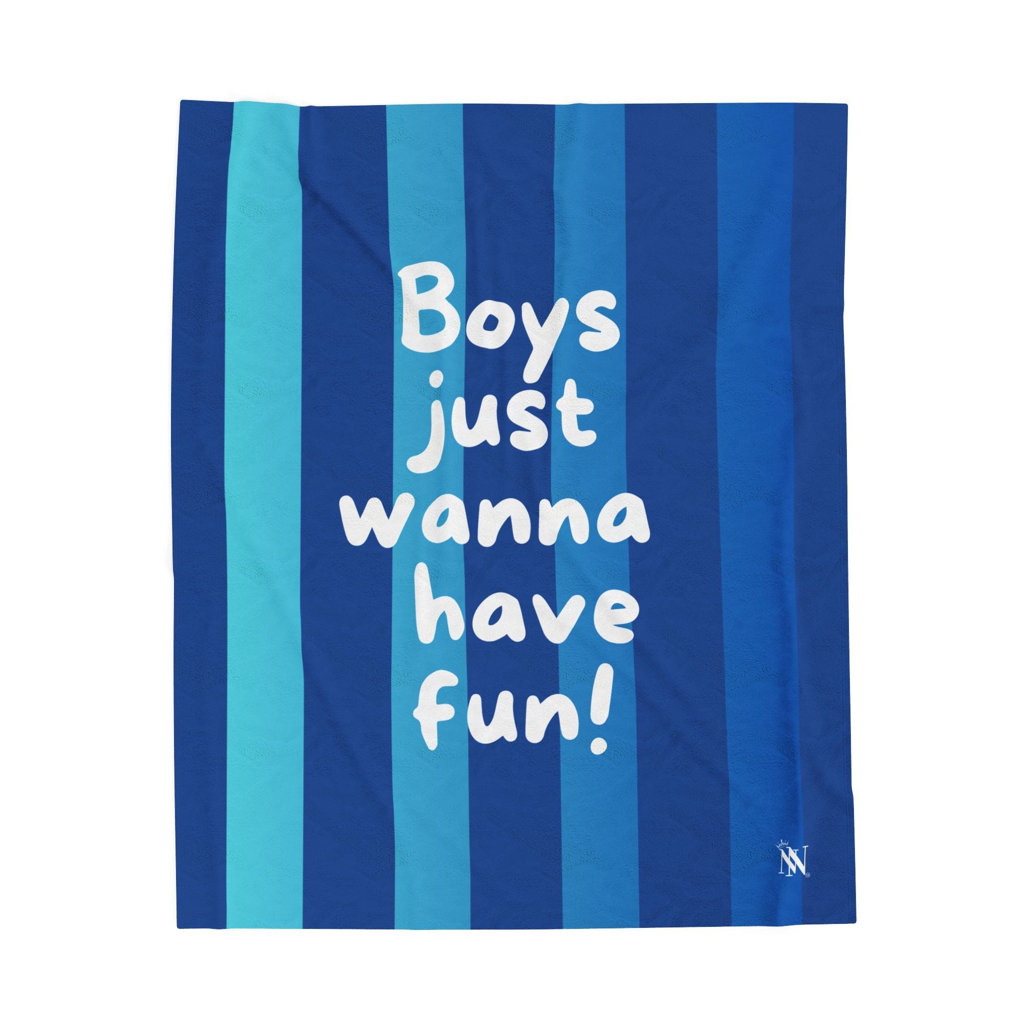 Boys Just Wanna Have Fun! | Mix & Match Soft Fun-Flirty Lovers’ Blankets