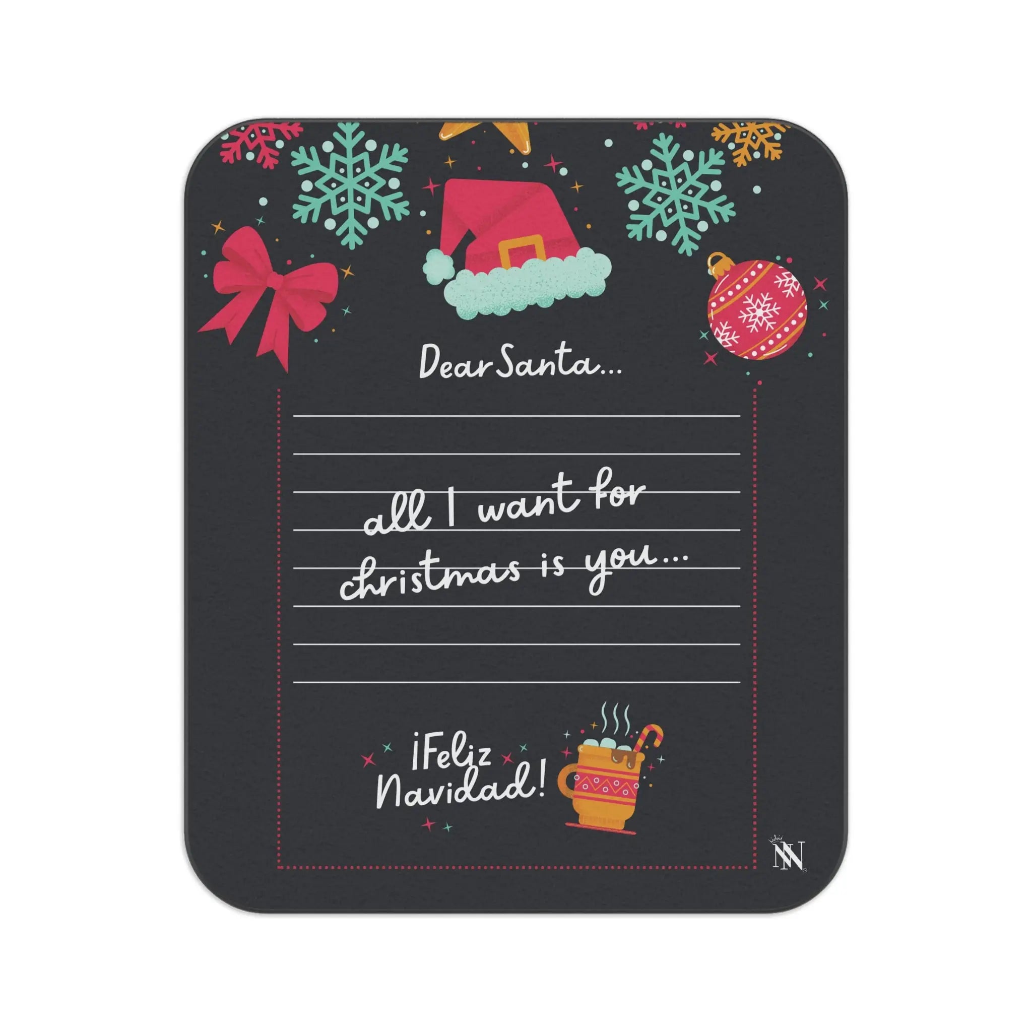 Dear Santa | Mix Match Fun-Flirty Lovers’ Water-Resistant Blankets