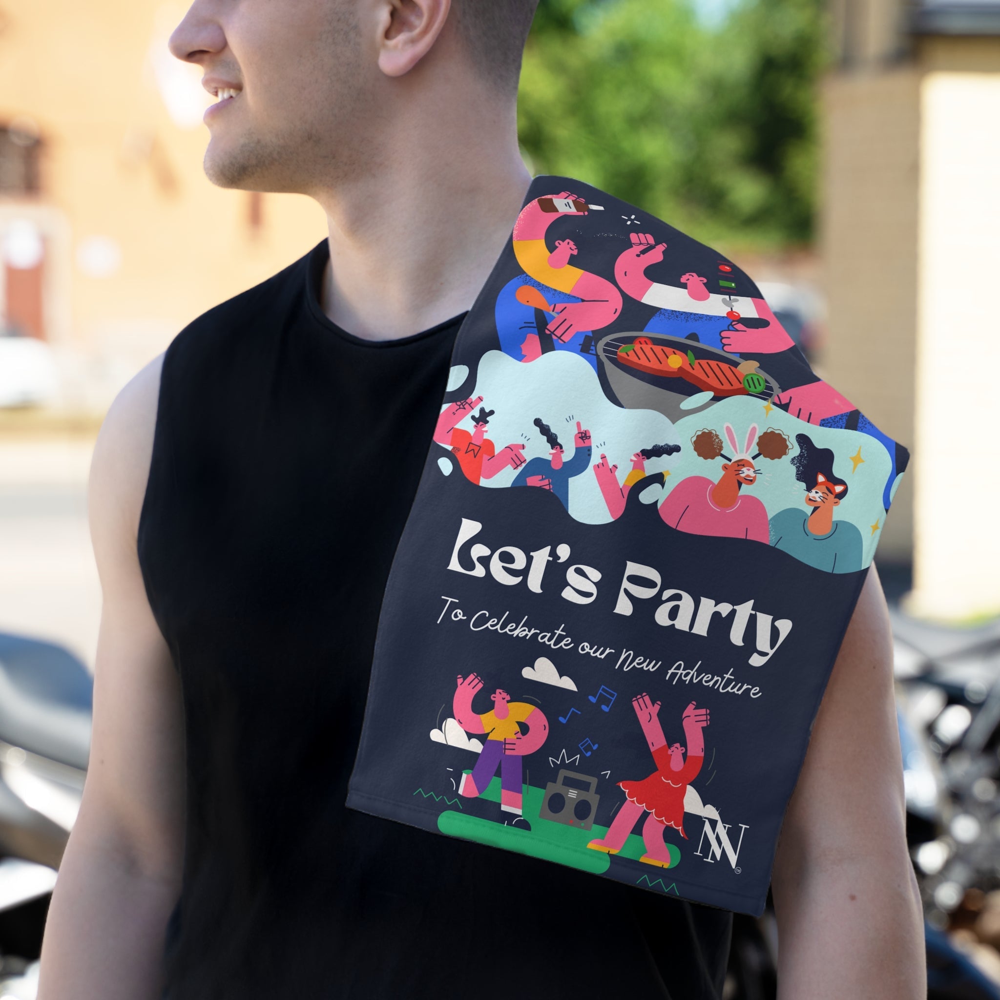 Let’s Party | Mix & Match Soft Fun-Flirty Lovers’ Towels